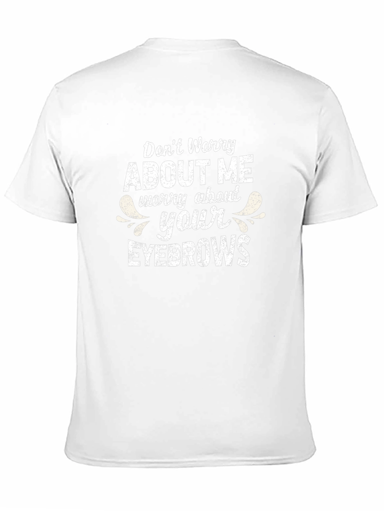 Humorous Eyebrow Graphic Tee