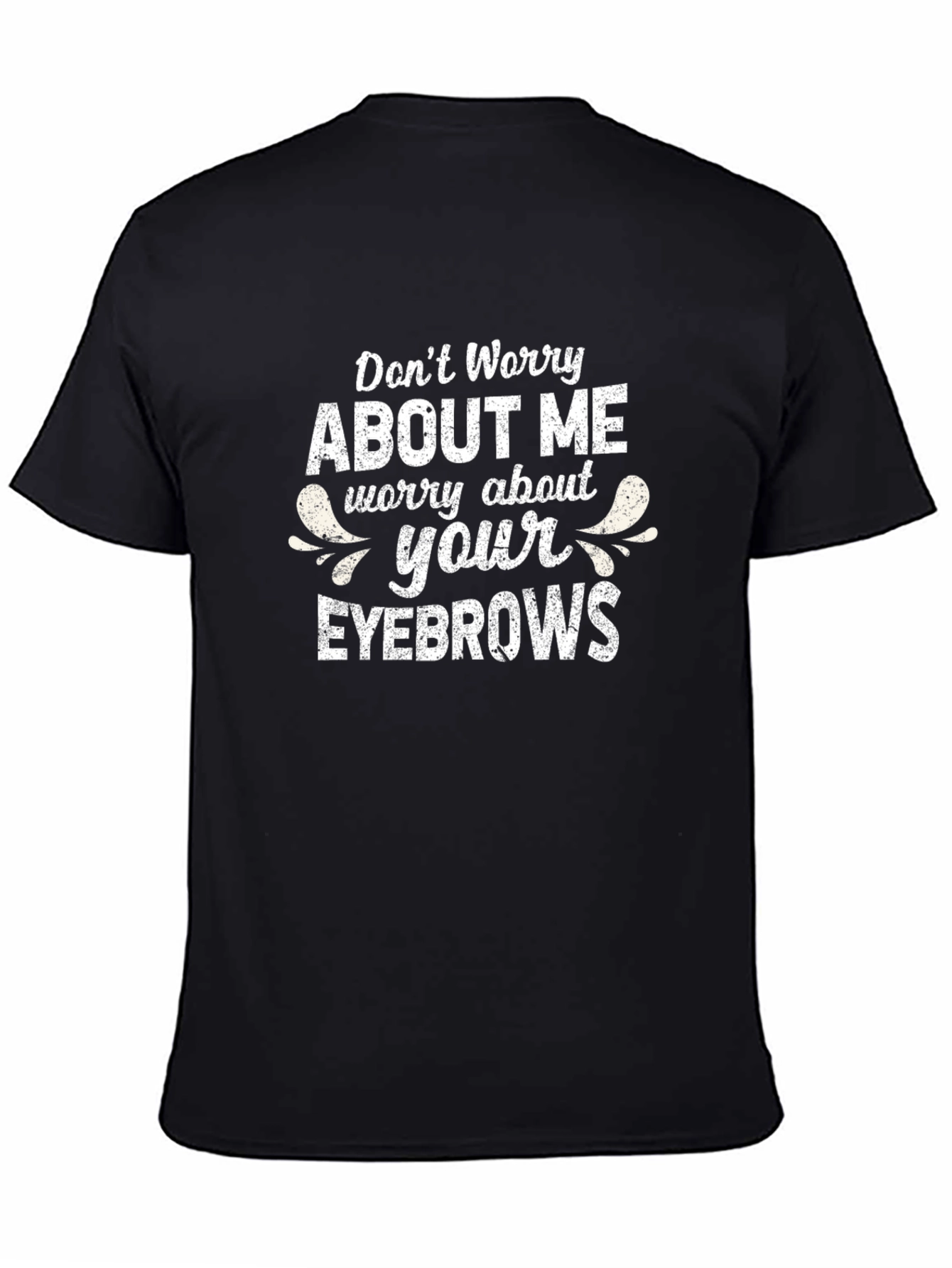 Humorous Eyebrow Graphic Tee