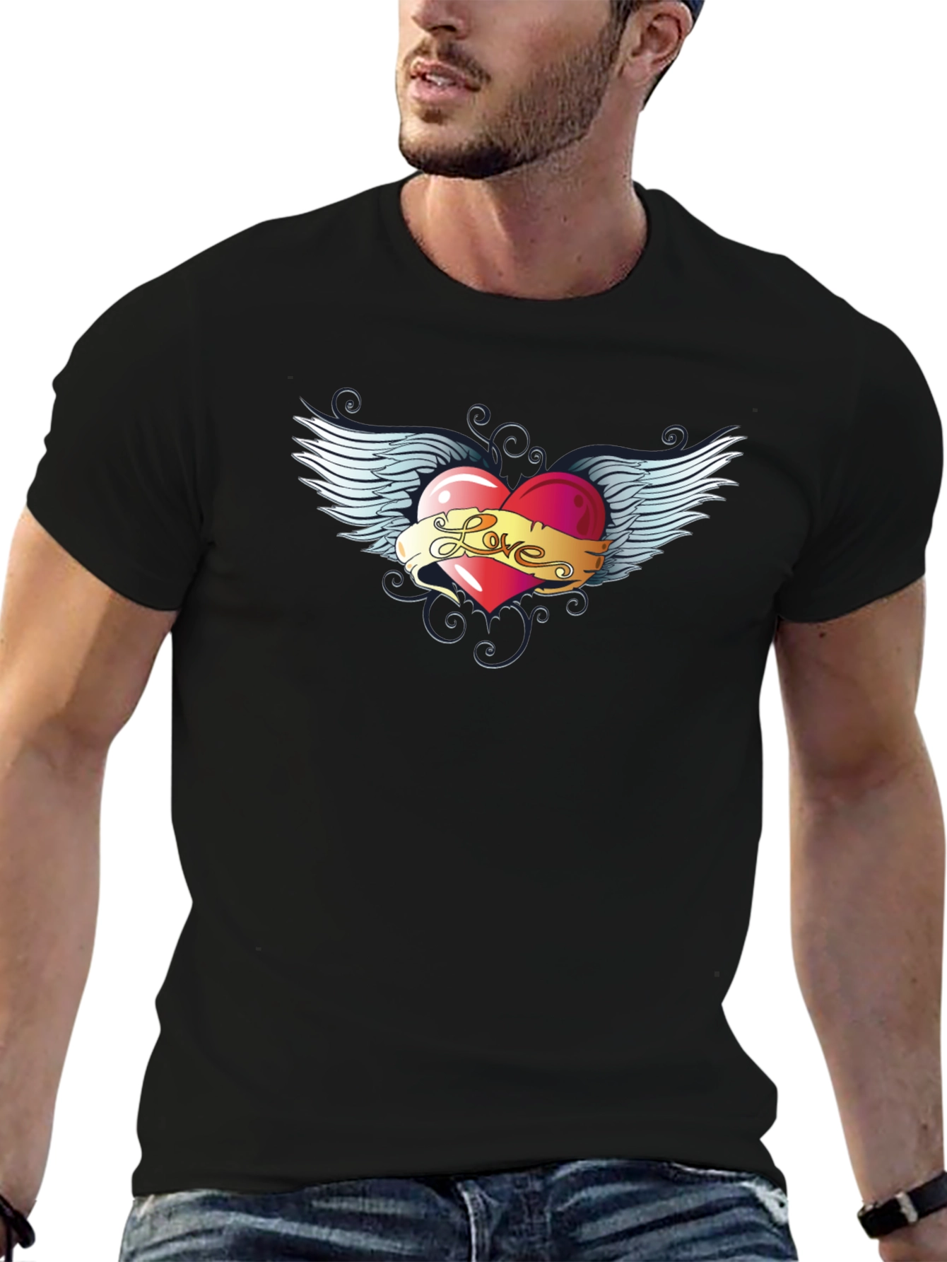 Heart Wings Love T-Shirt