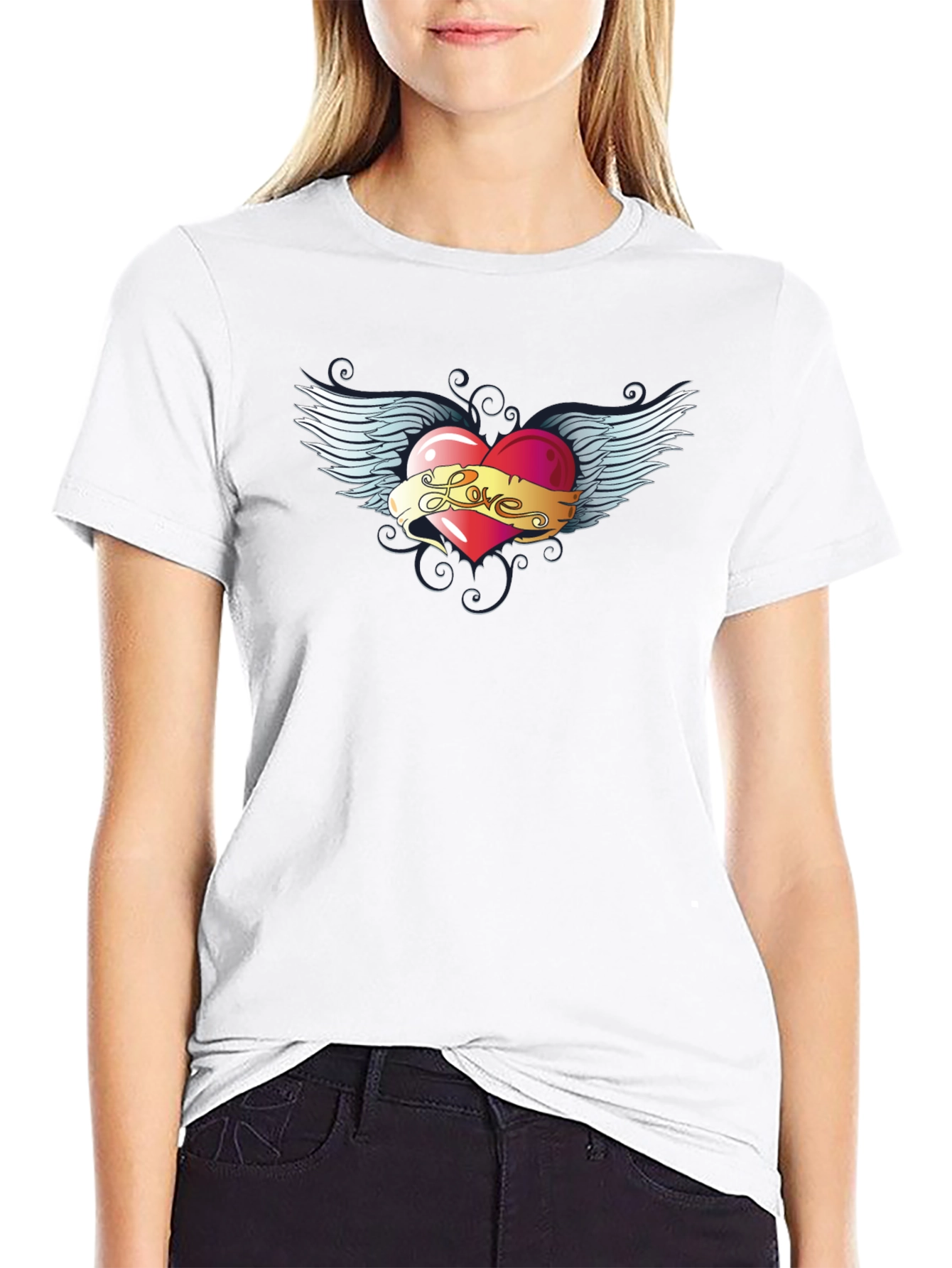 Heart Wings Love T-Shirt