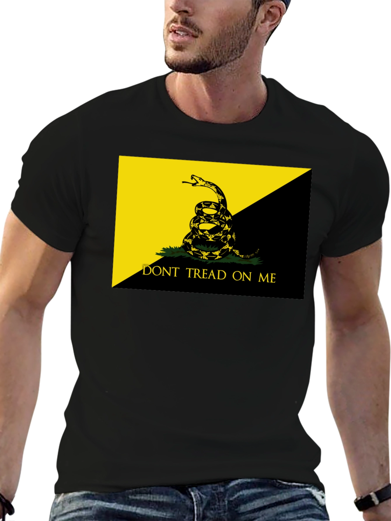 Dont Tread On Me Black T-Shirt