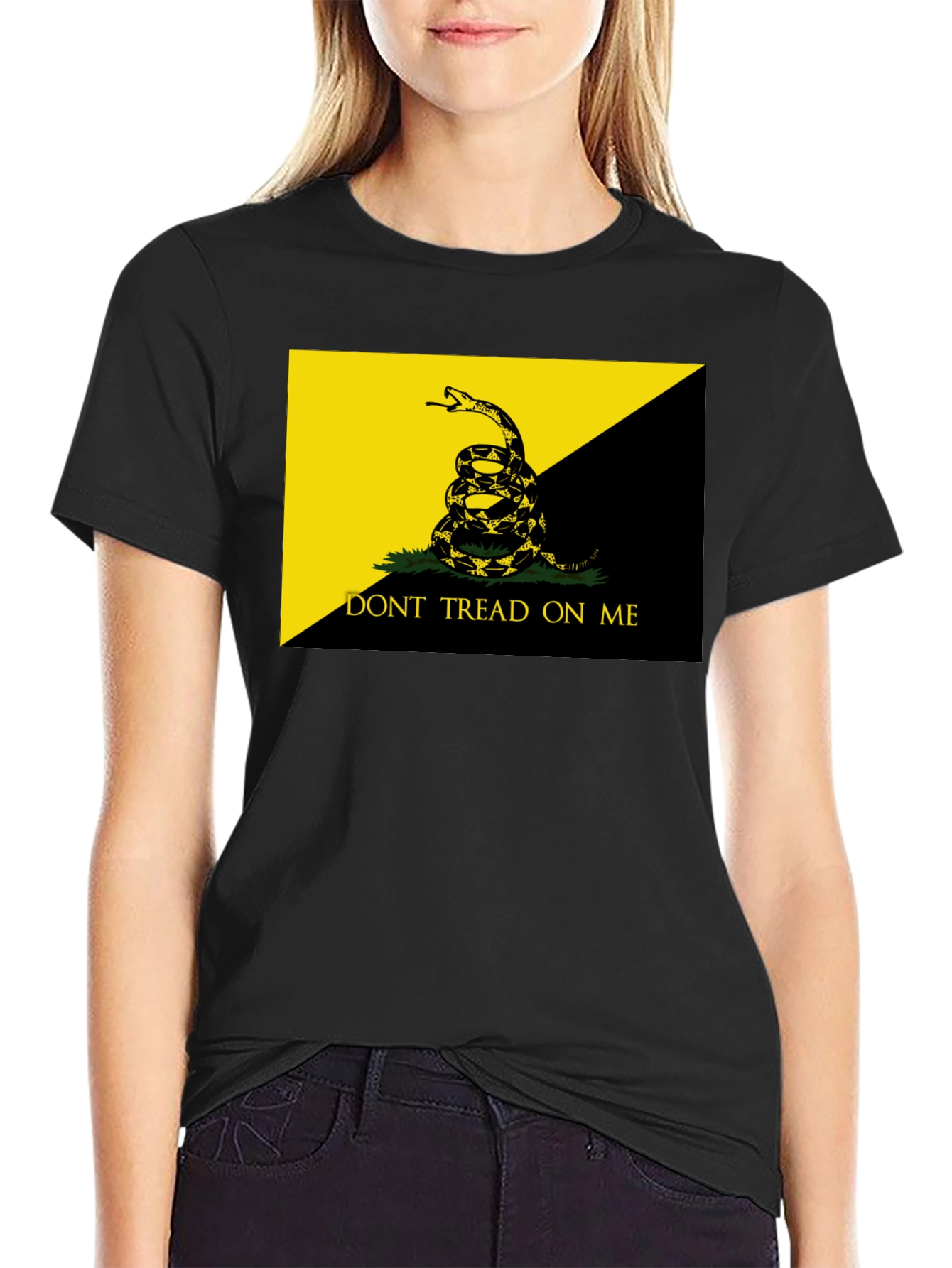 Dont Tread On Me Black T-Shirt