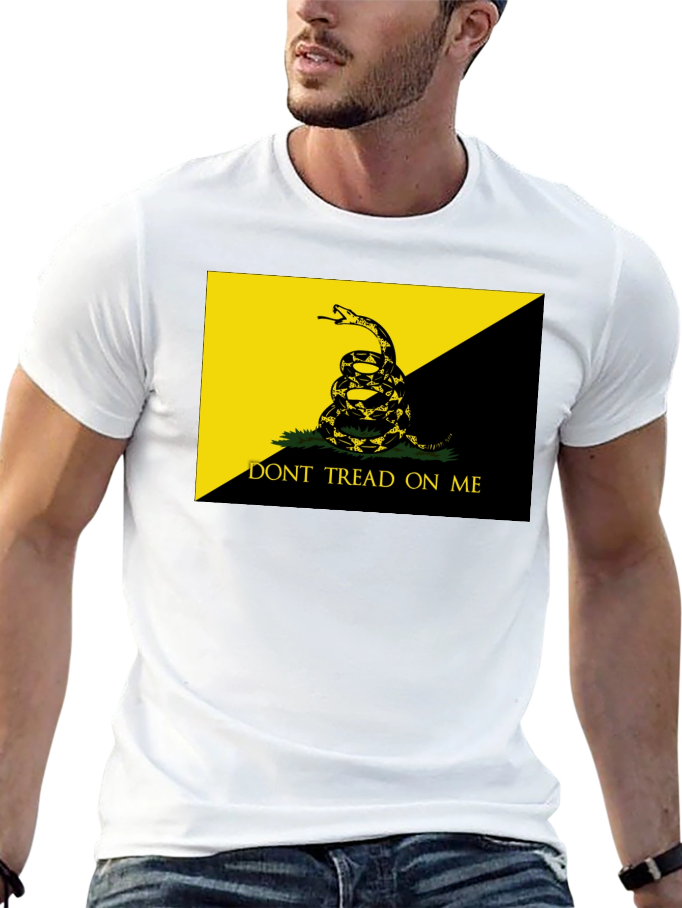 Dont Tread On Me Black T-Shirt