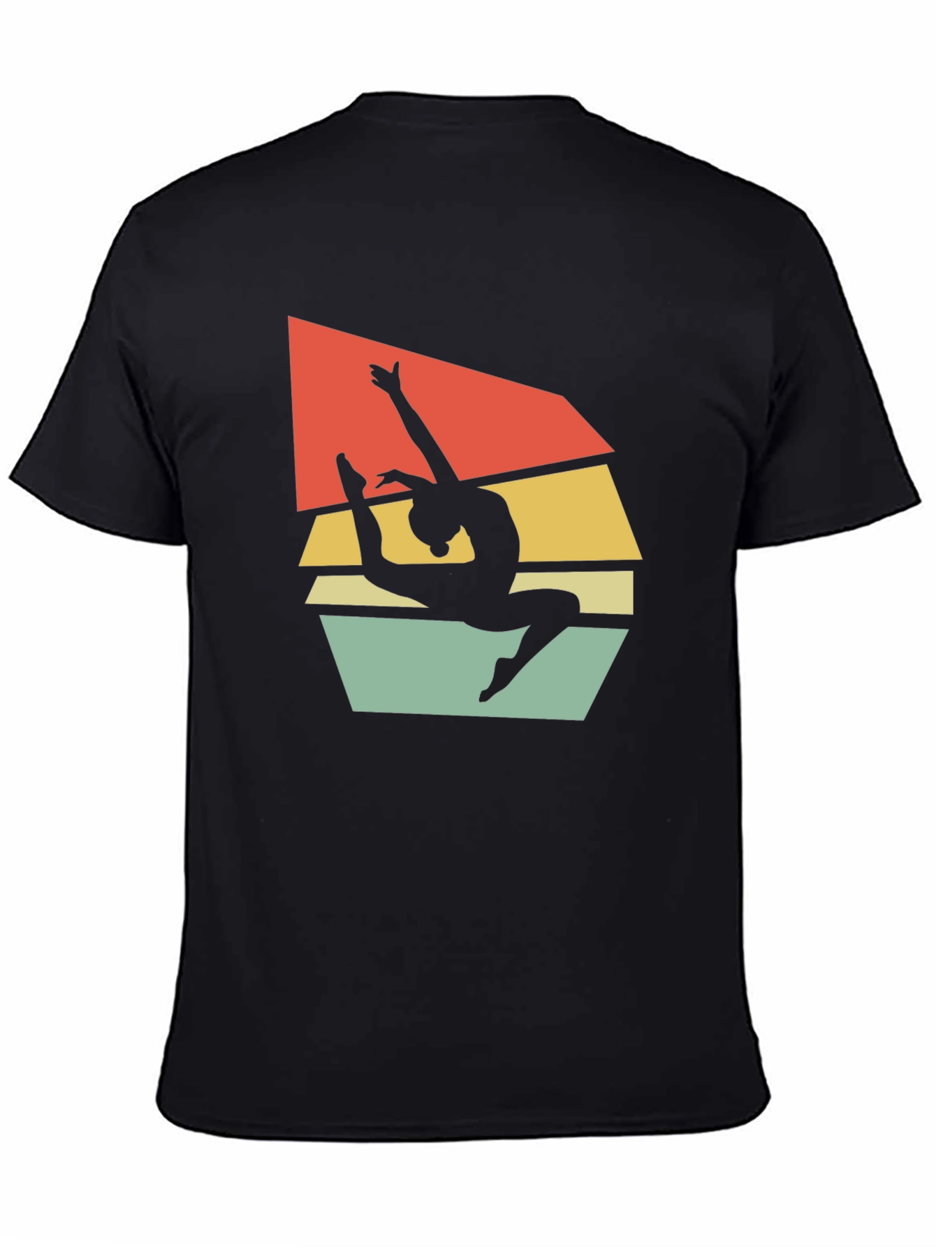 Gymnastics Retro Black T-Shirt
