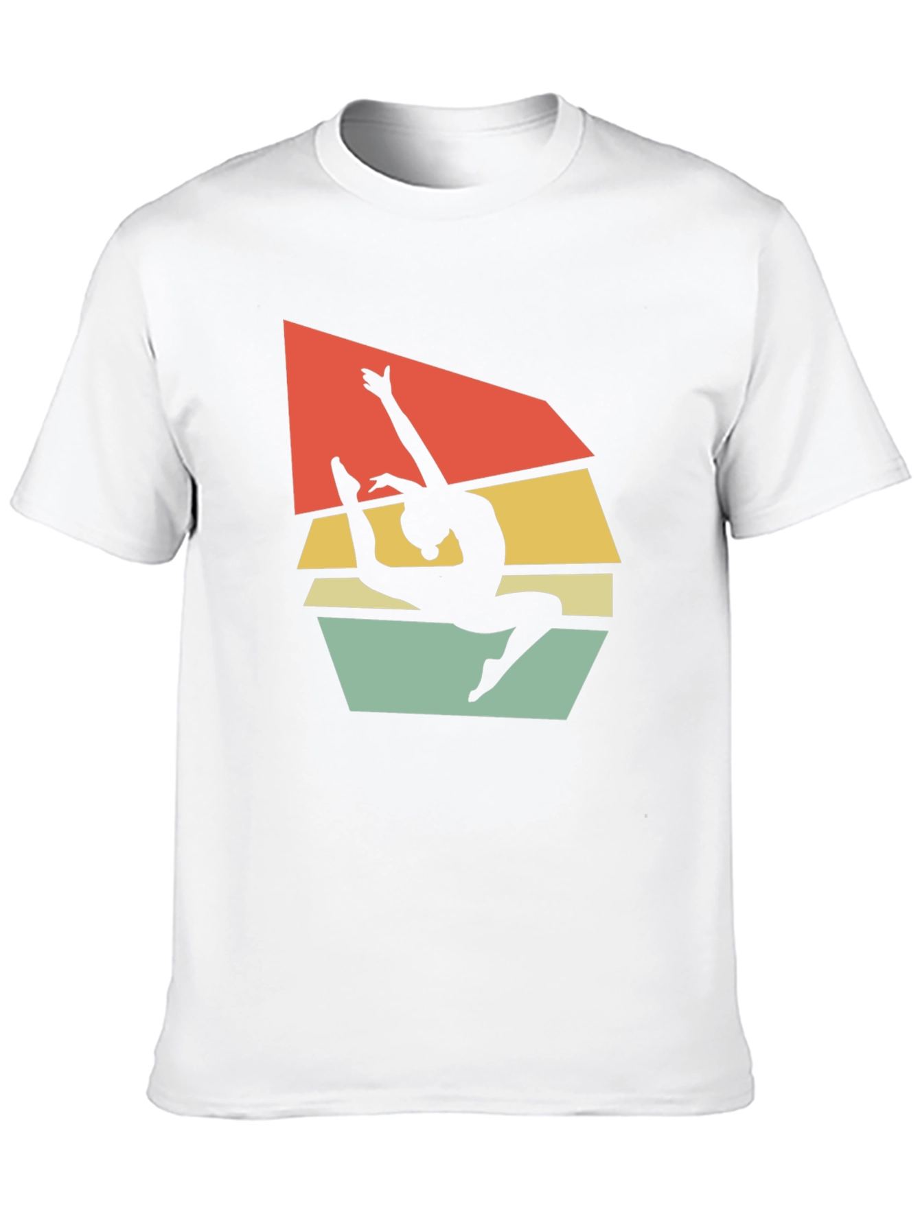 Gymnastics Retro Black T-Shirt