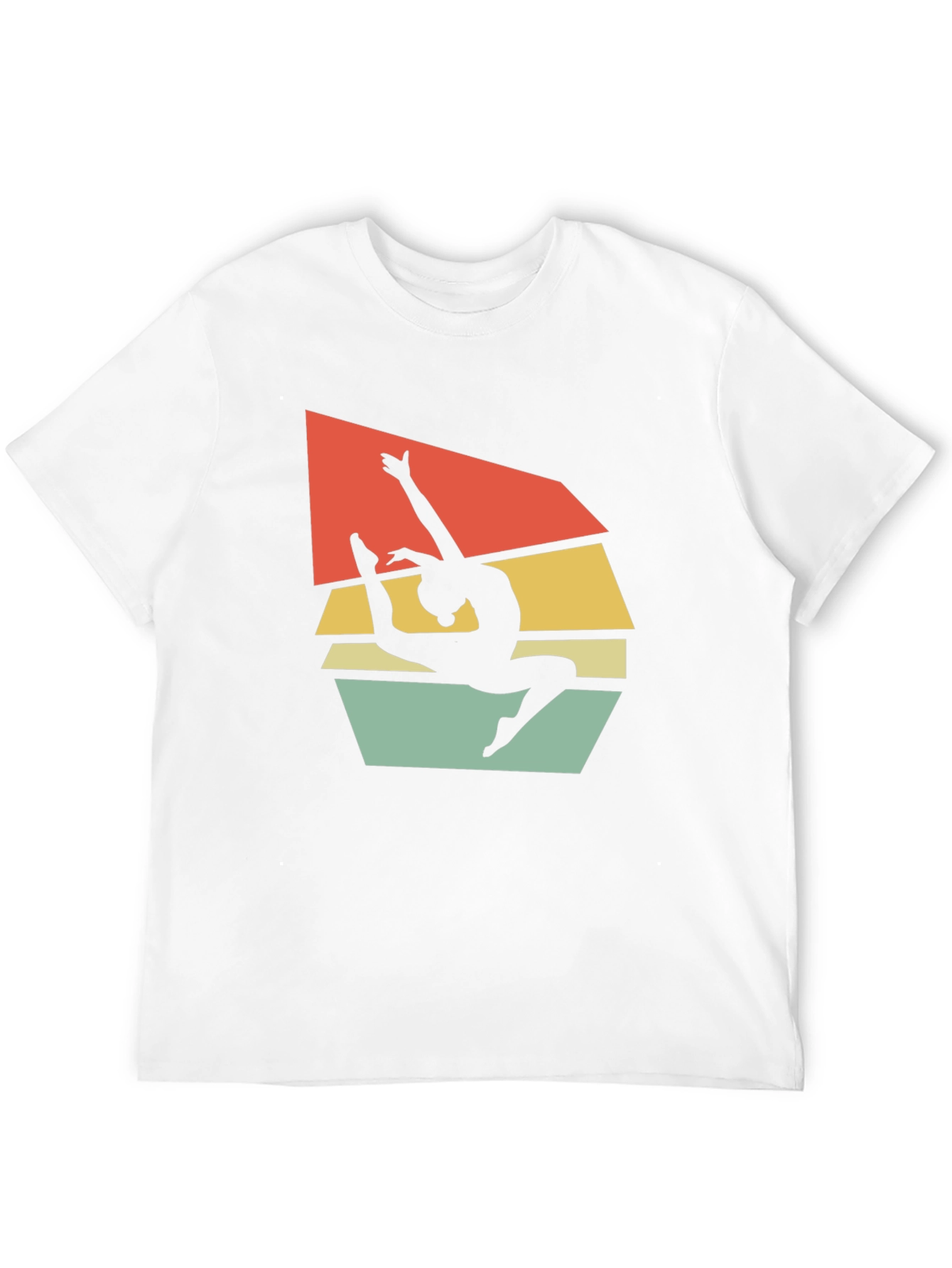 Gymnastics Retro Black T-Shirt