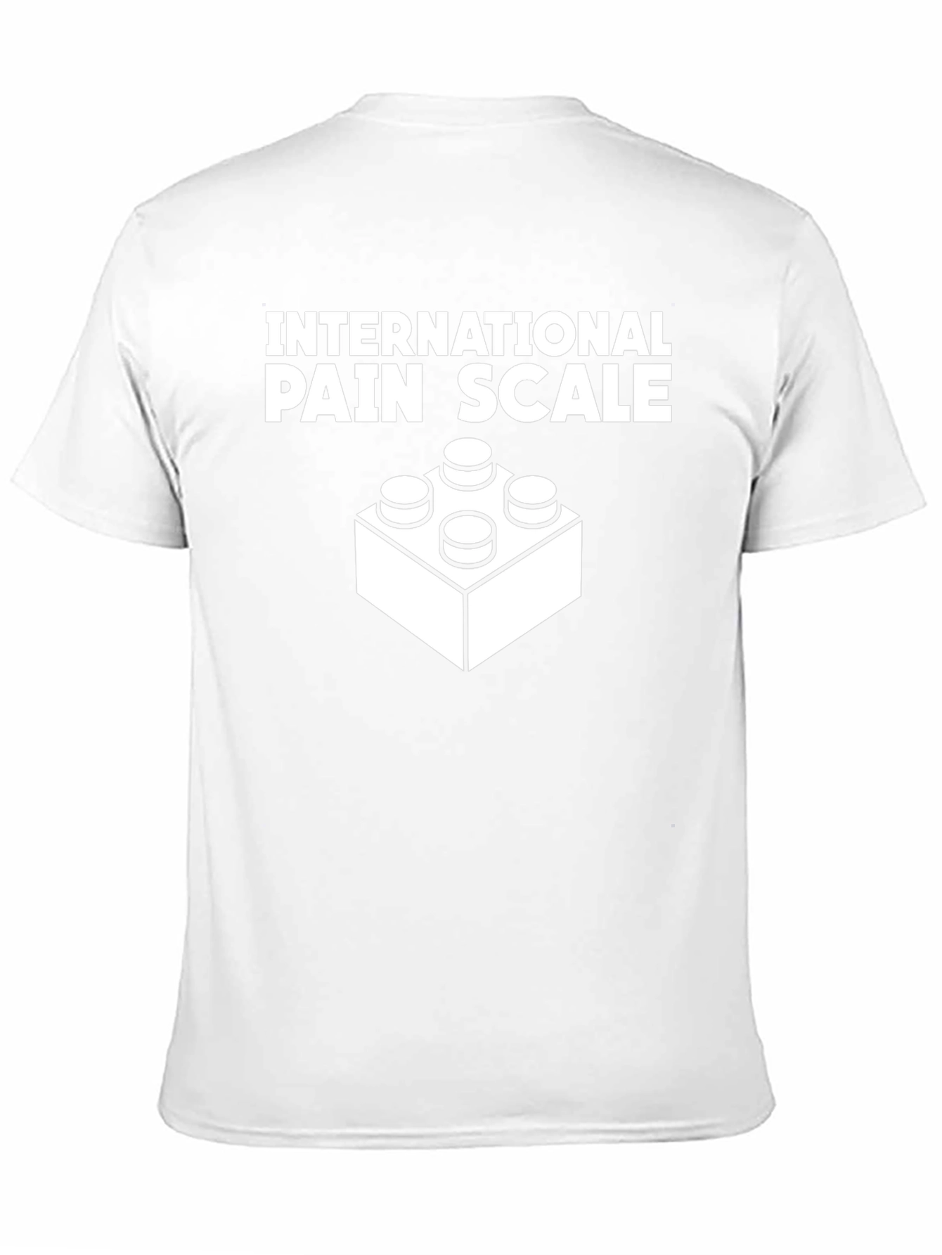 International Pain Scale T-Shirt - LEGO Brick Design