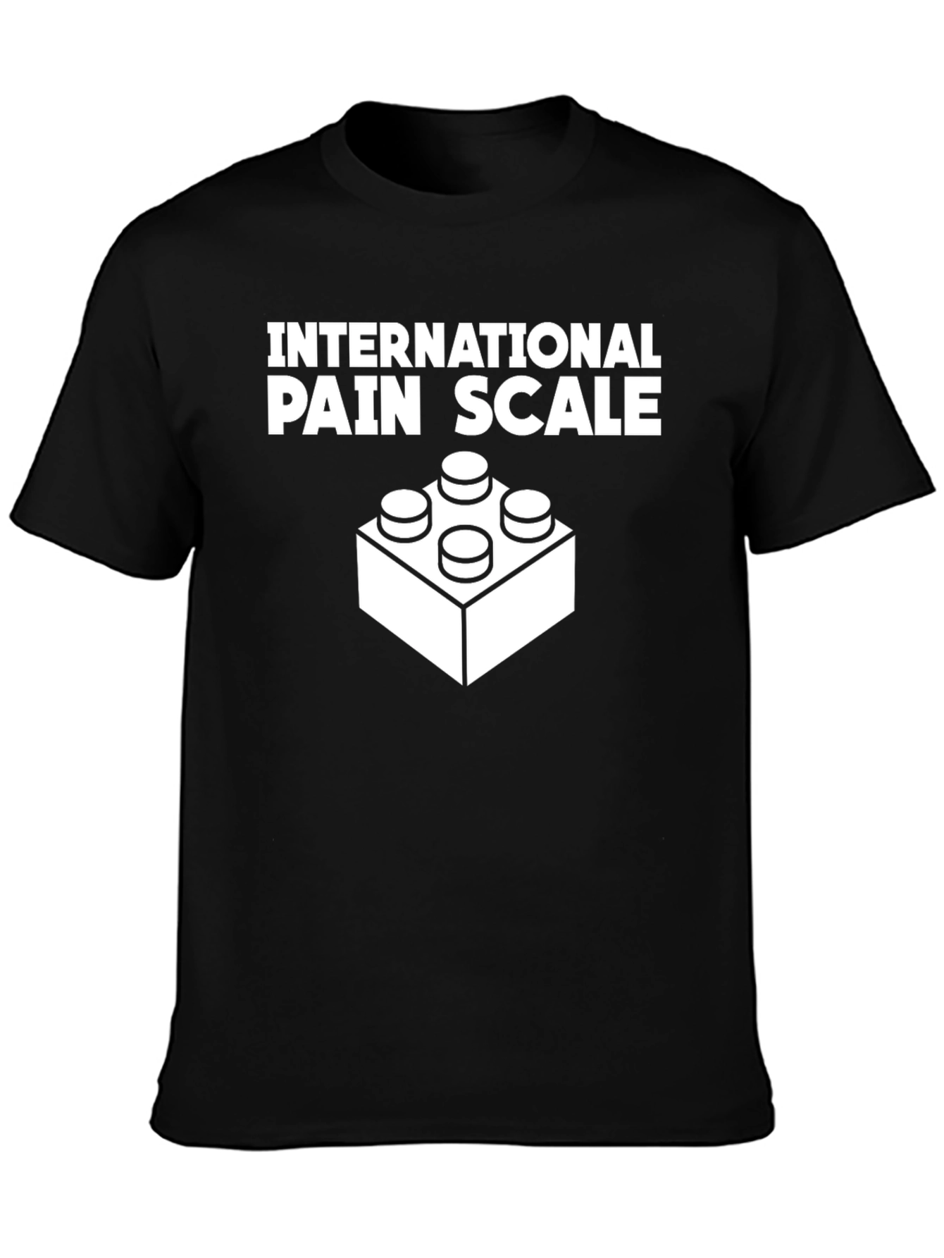 International Pain Scale T-Shirt - LEGO Brick Design