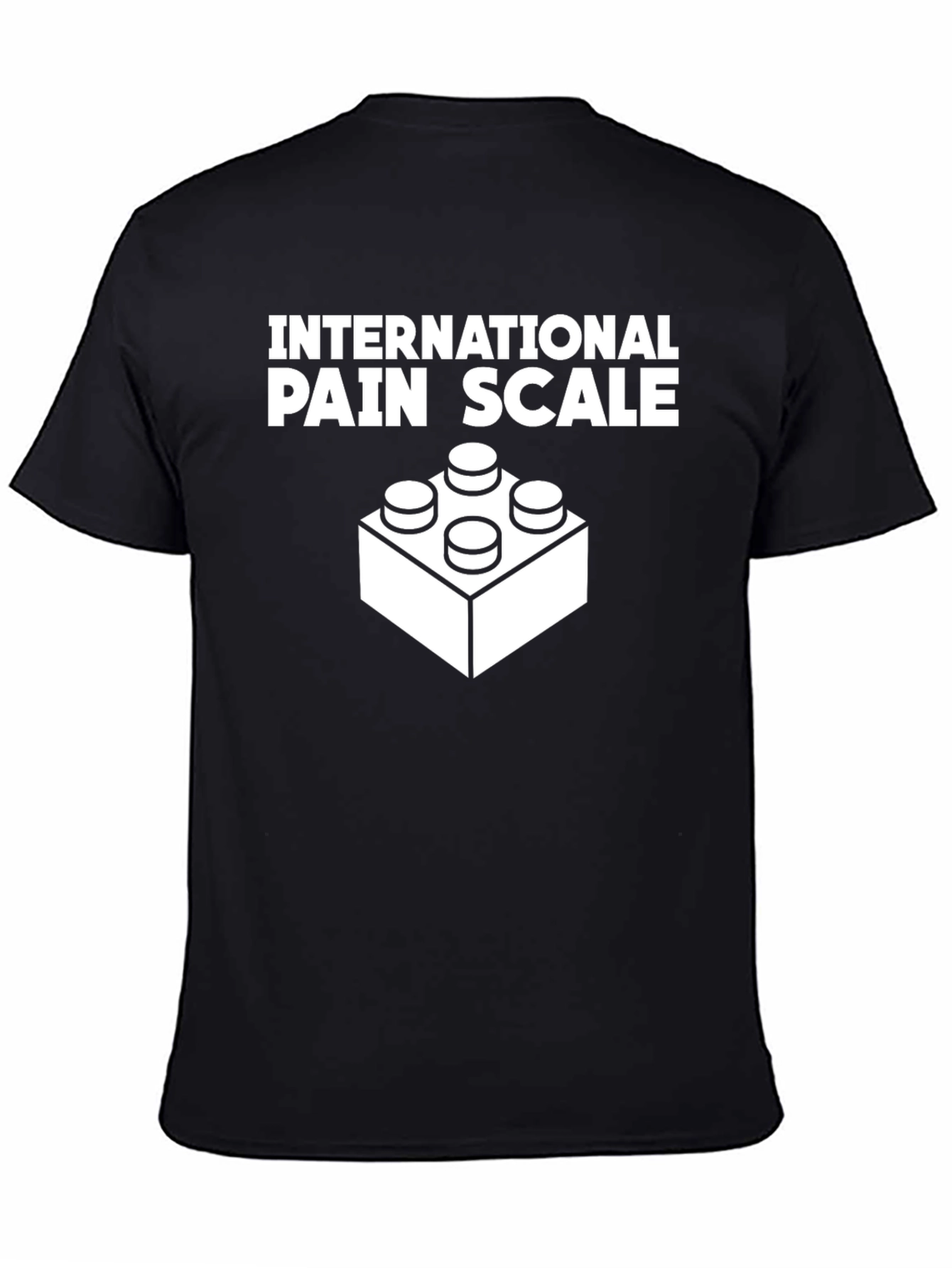 International Pain Scale T-Shirt - LEGO Brick Design