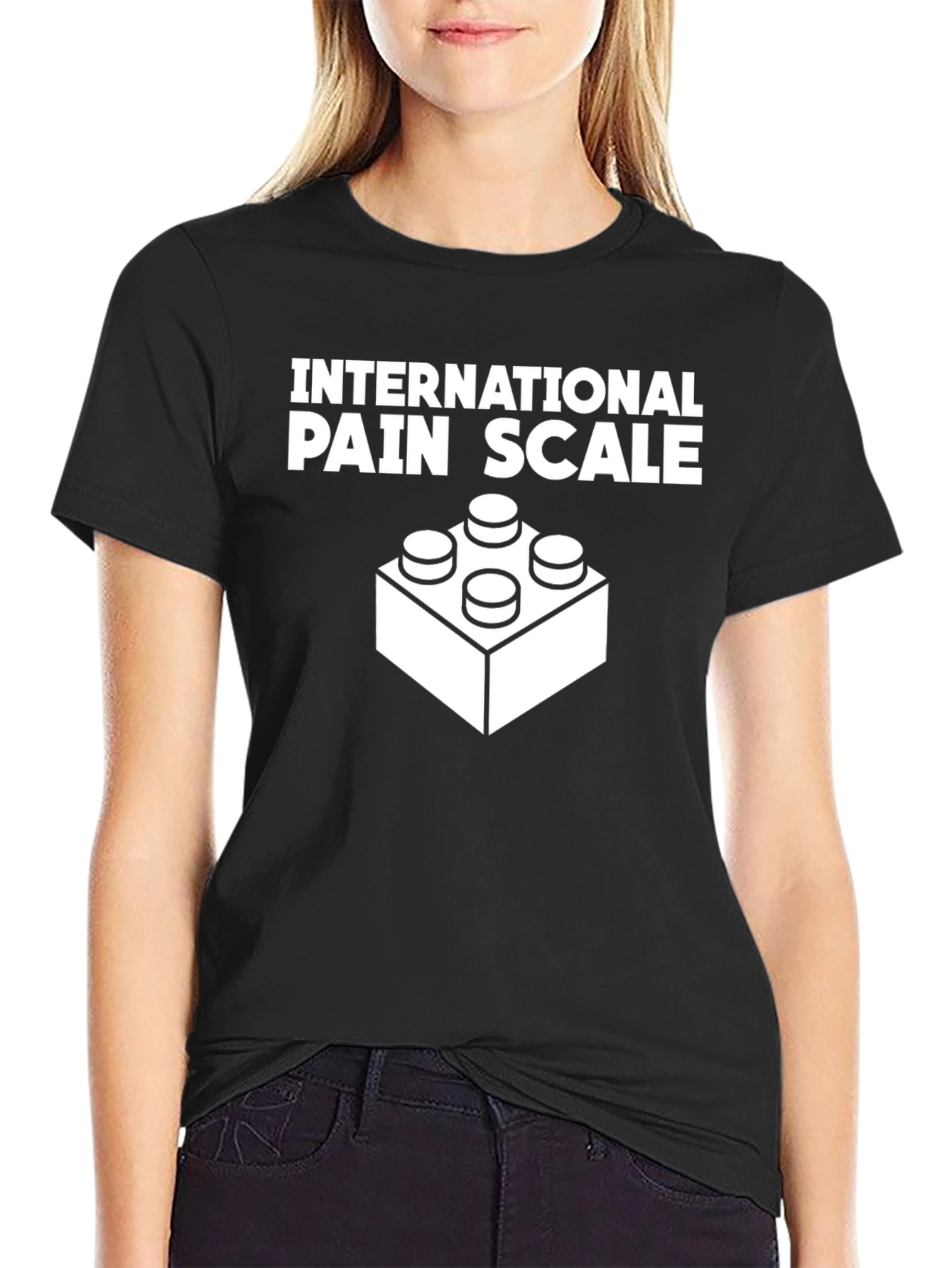International Pain Scale T-Shirt - LEGO Brick Design
