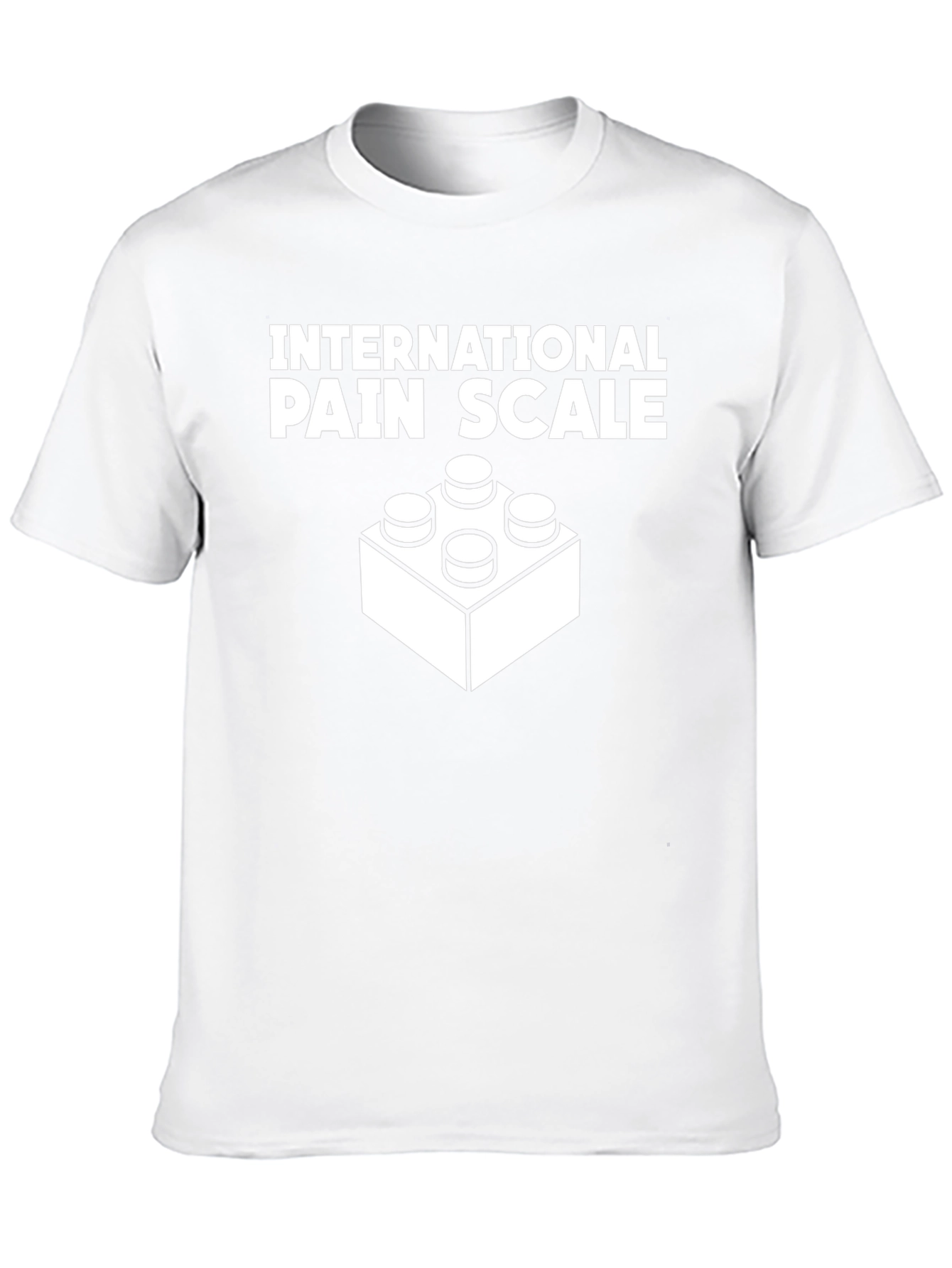 International Pain Scale T-Shirt - LEGO Brick Design