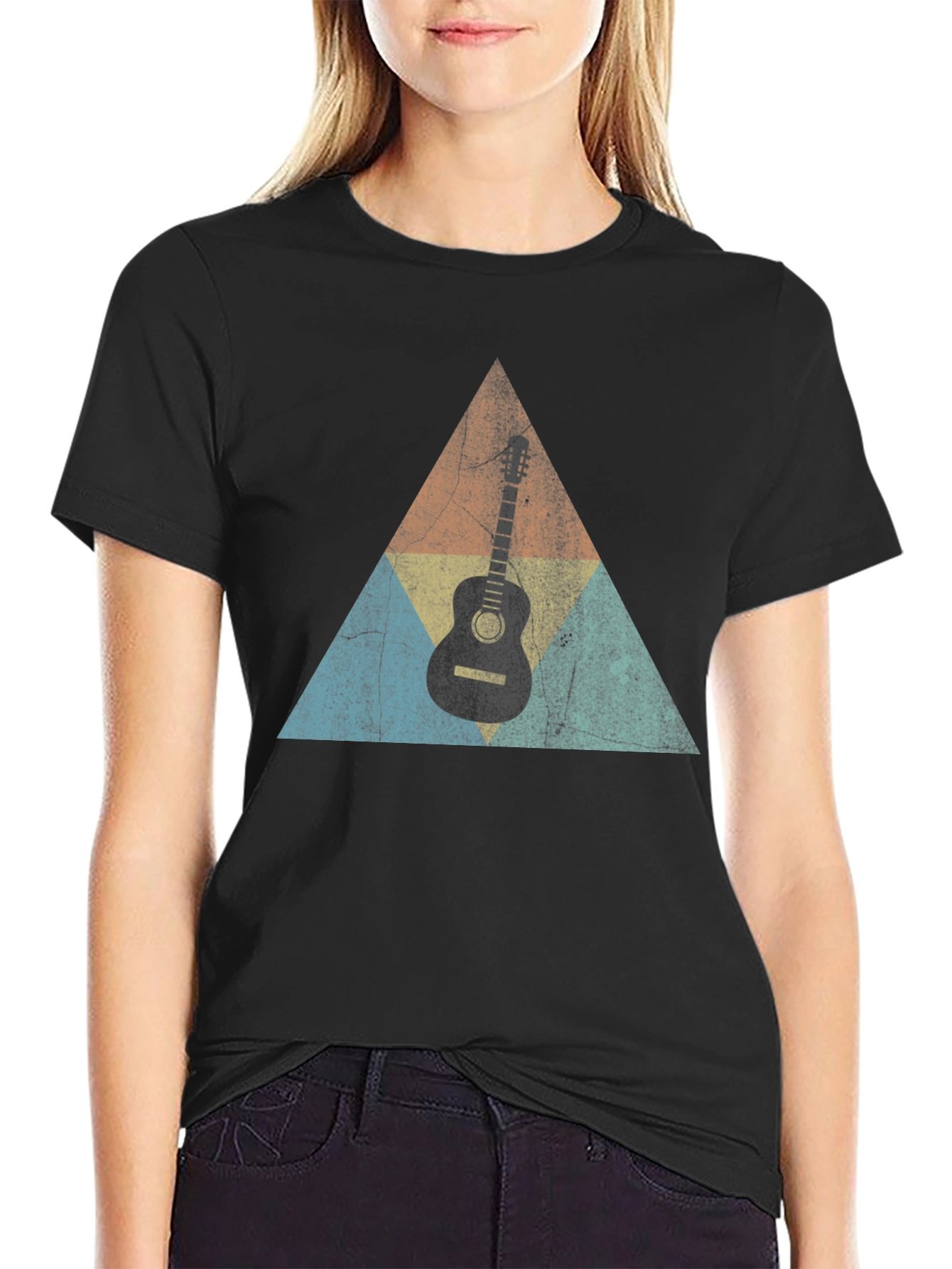 Guitar Triangle Retro T-Shirt