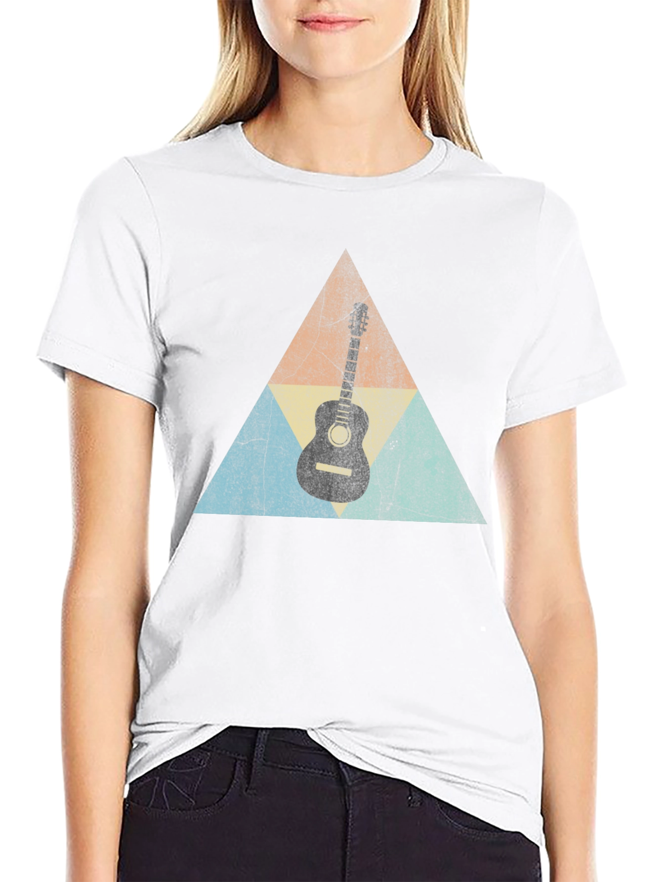 Guitar Triangle Retro T-Shirt