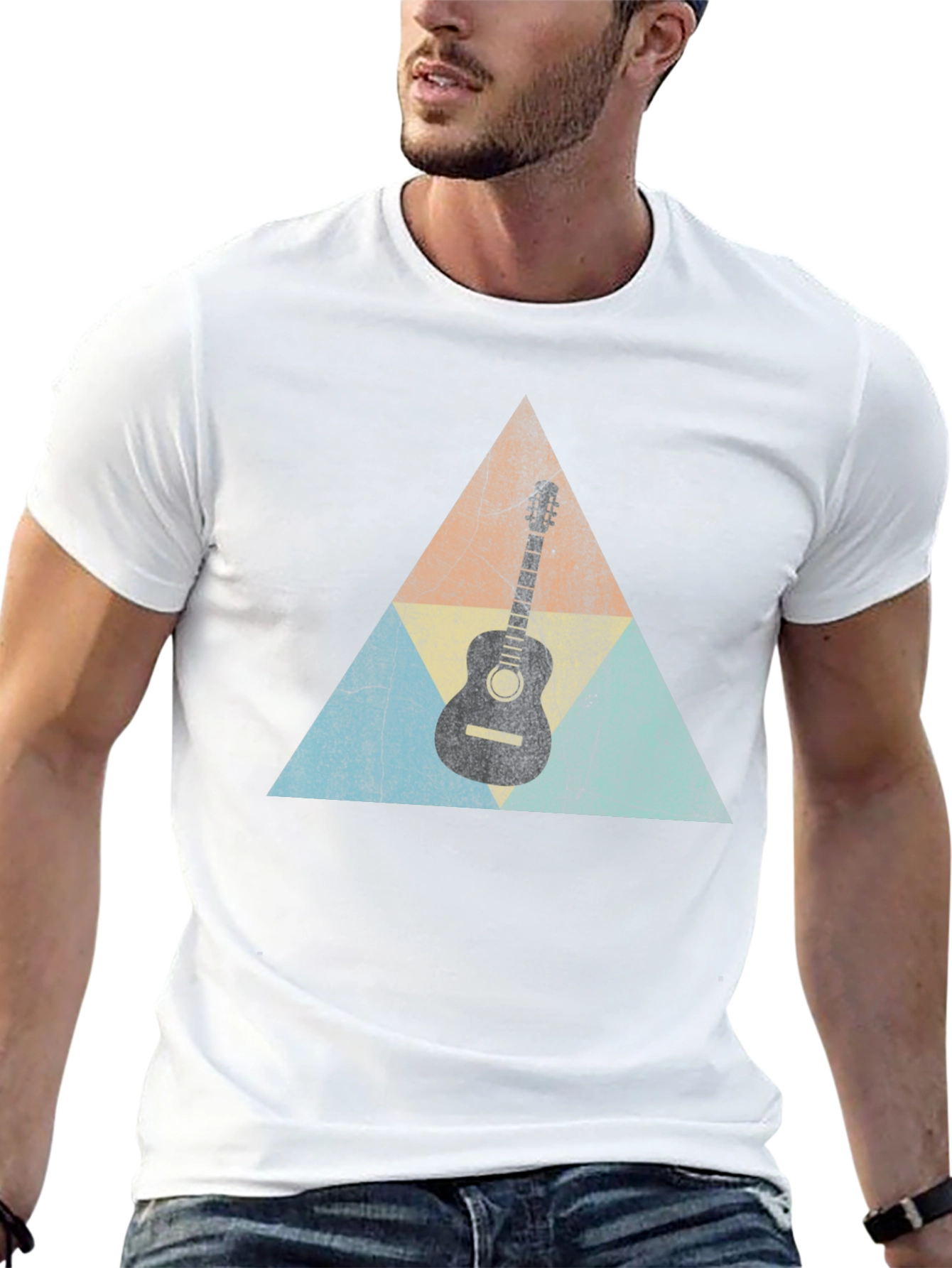 Guitar Triangle Retro T-Shirt