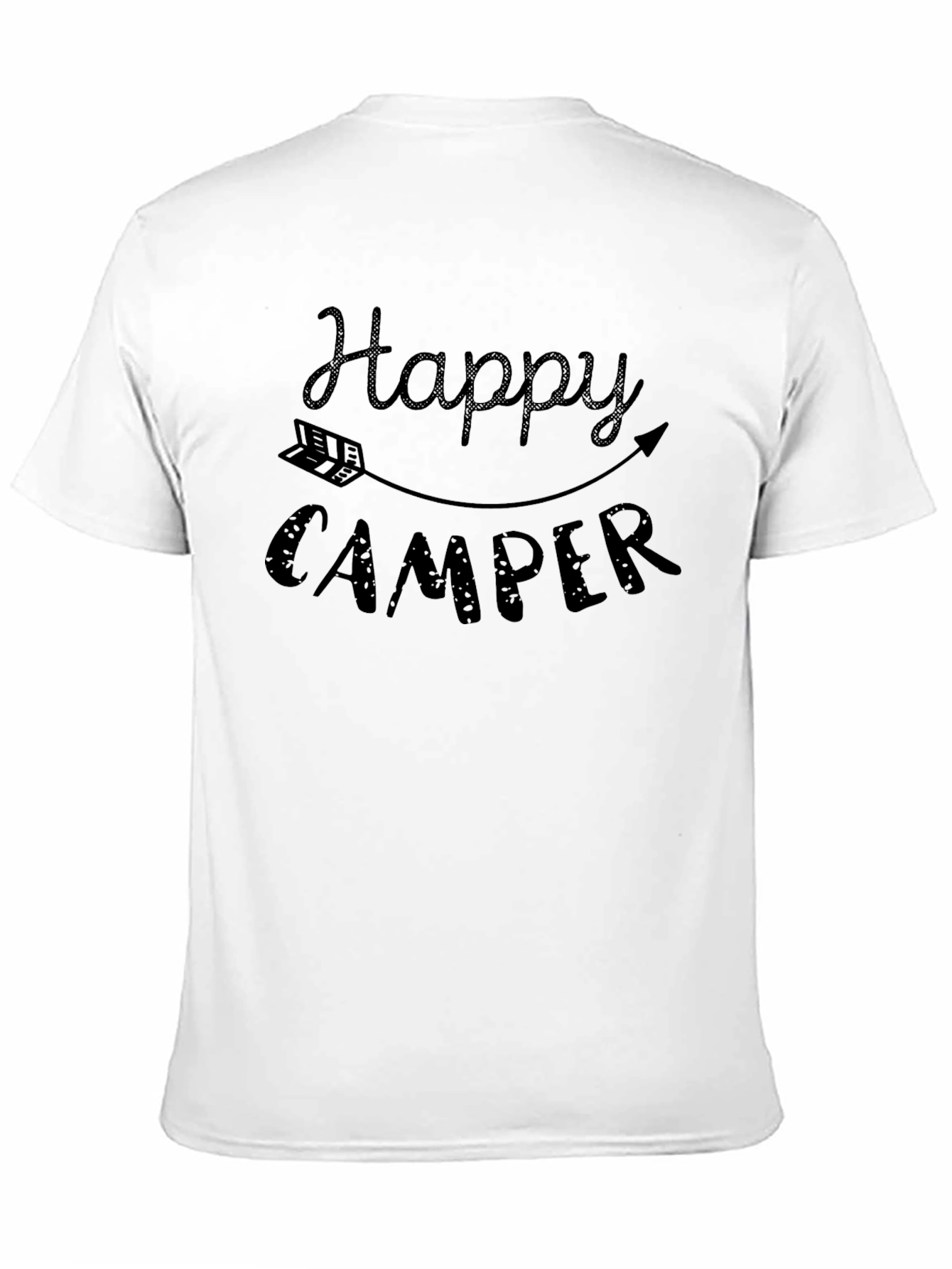 Happy Camper Graphic Tee - Camping Adventure Shirt