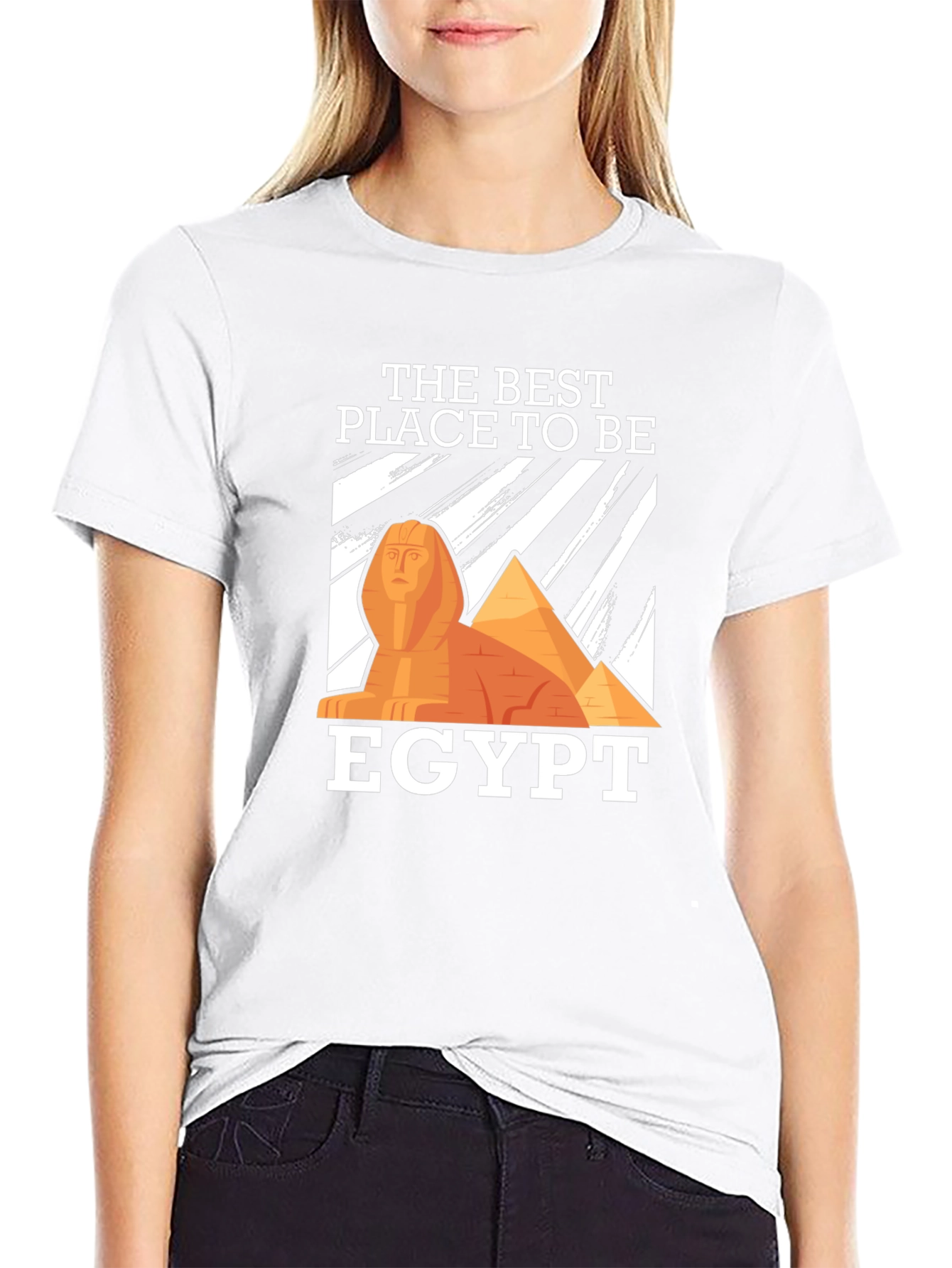 Egypt Sphinx Pyramid Graphic Tee