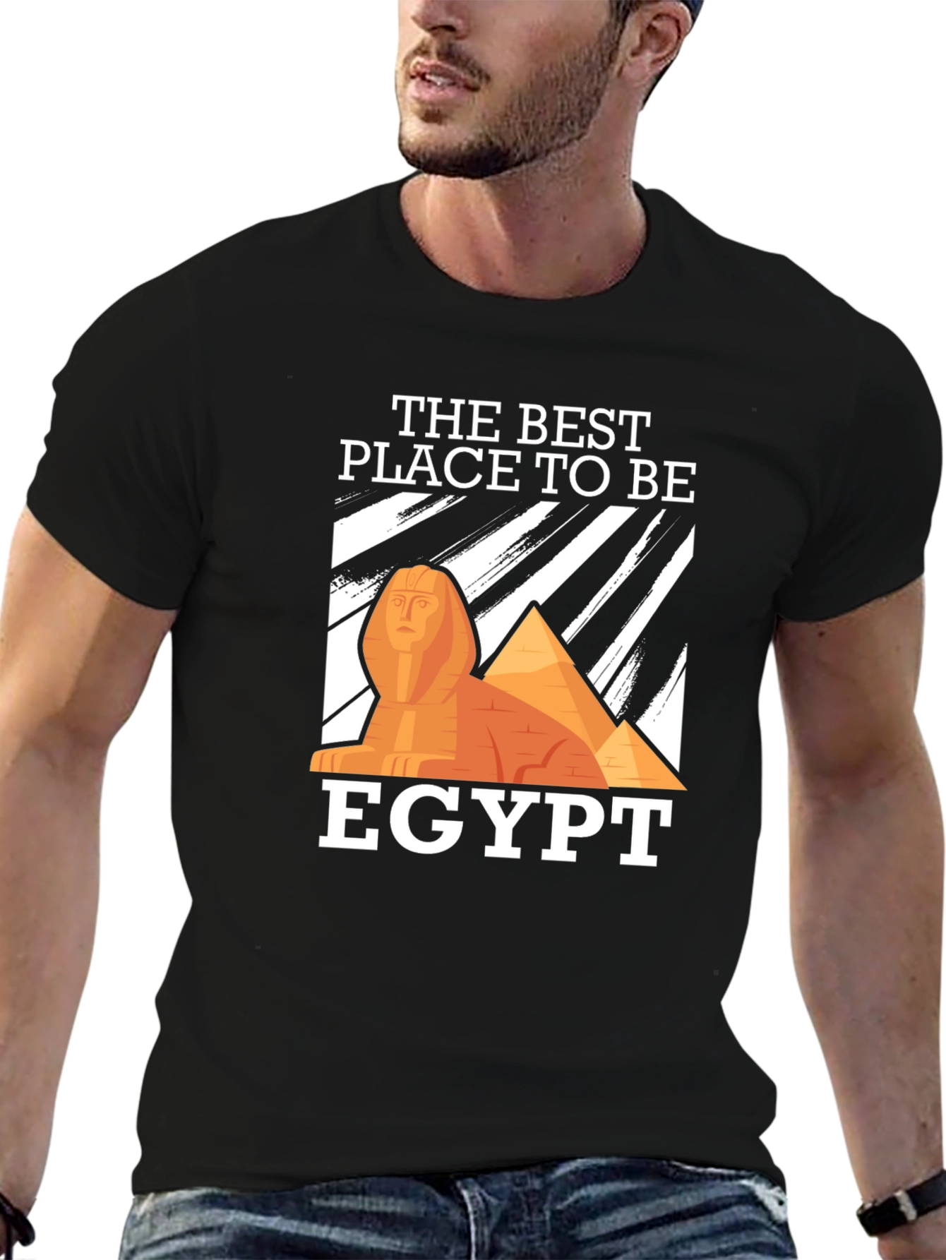 Egypt Sphinx Pyramid Graphic Tee
