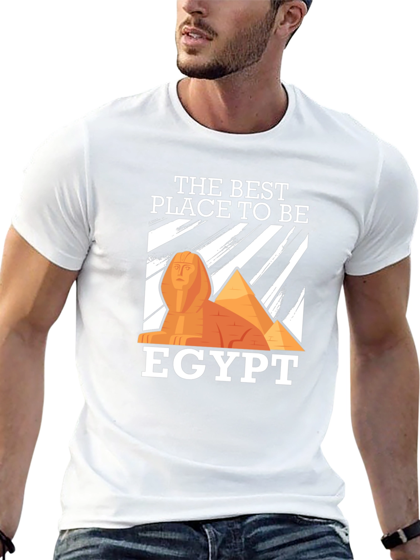 Egypt Sphinx Pyramid Graphic Tee