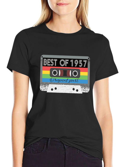 Best of 1957 Cassette Tape Graphic T-Shirt
