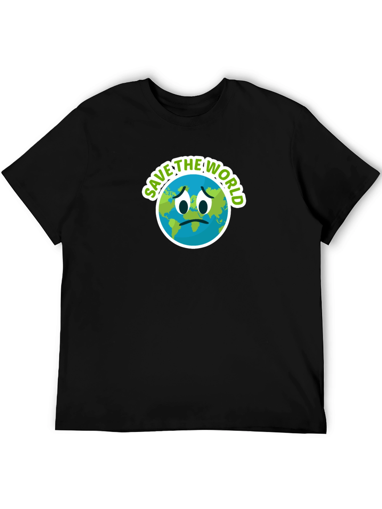 Save the World T-Shirt - Earth Emoji Design