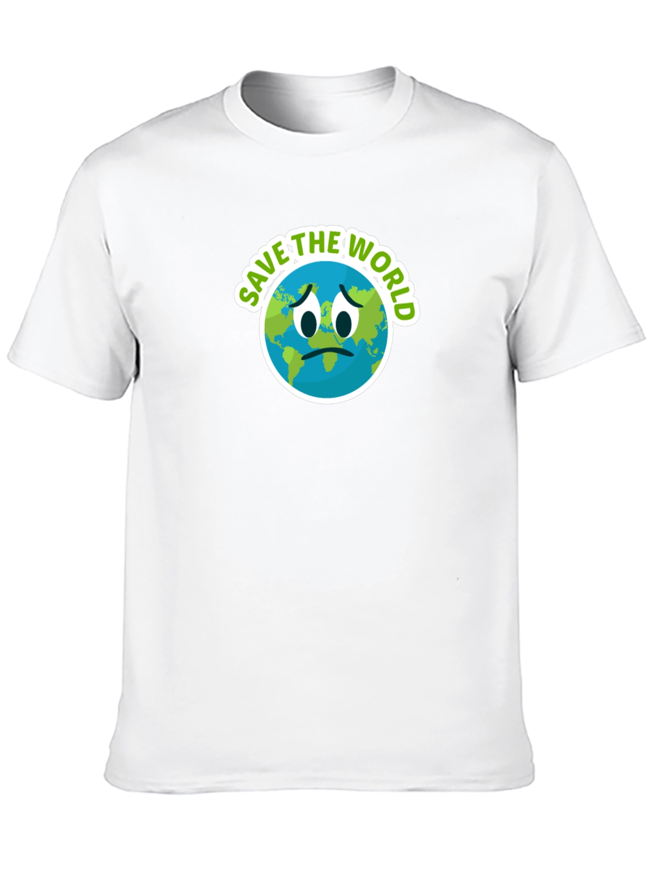 Save the World T-Shirt - Earth Emoji Design