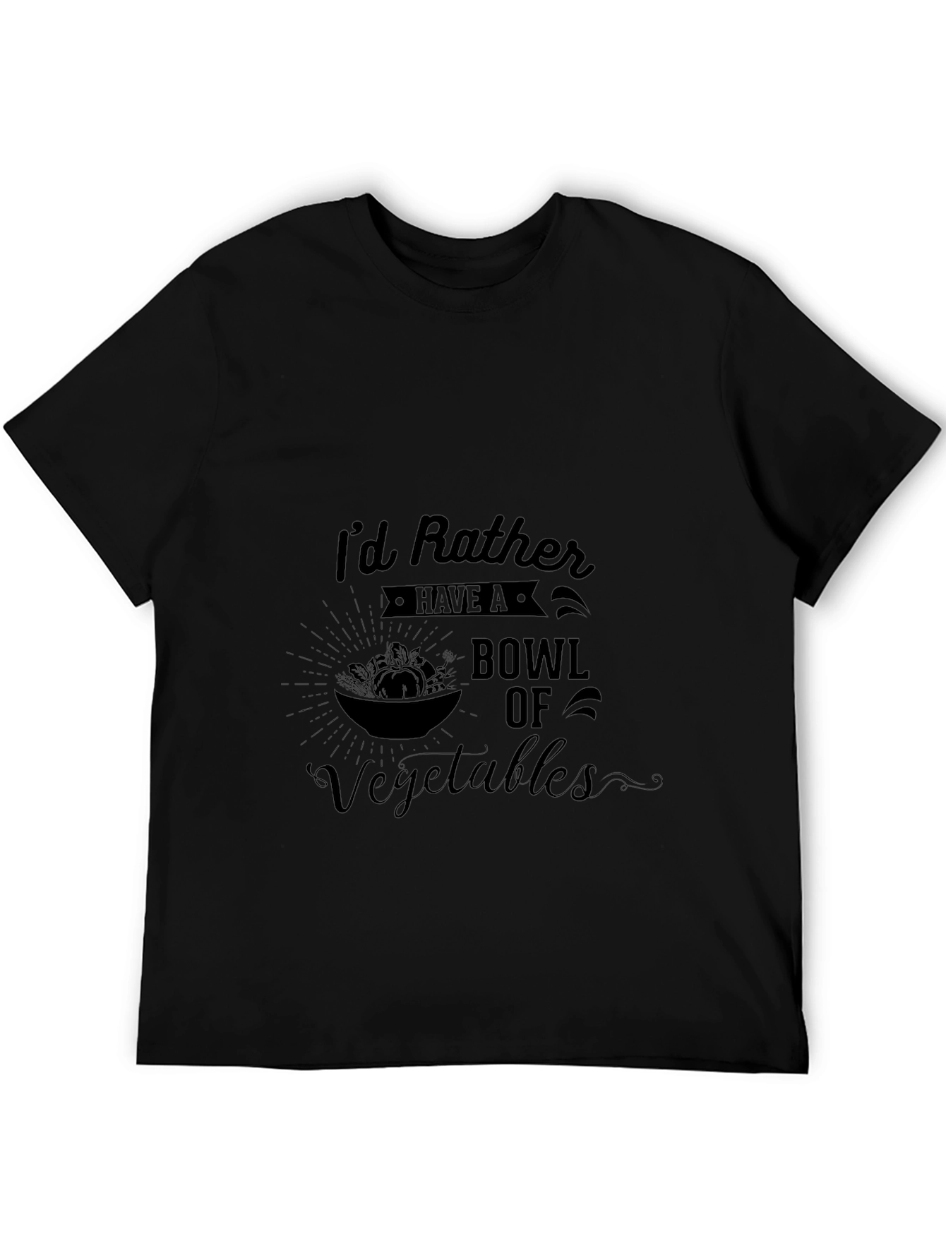 Vegetable Bowl Graphic Tee - Vegan Lifestyle