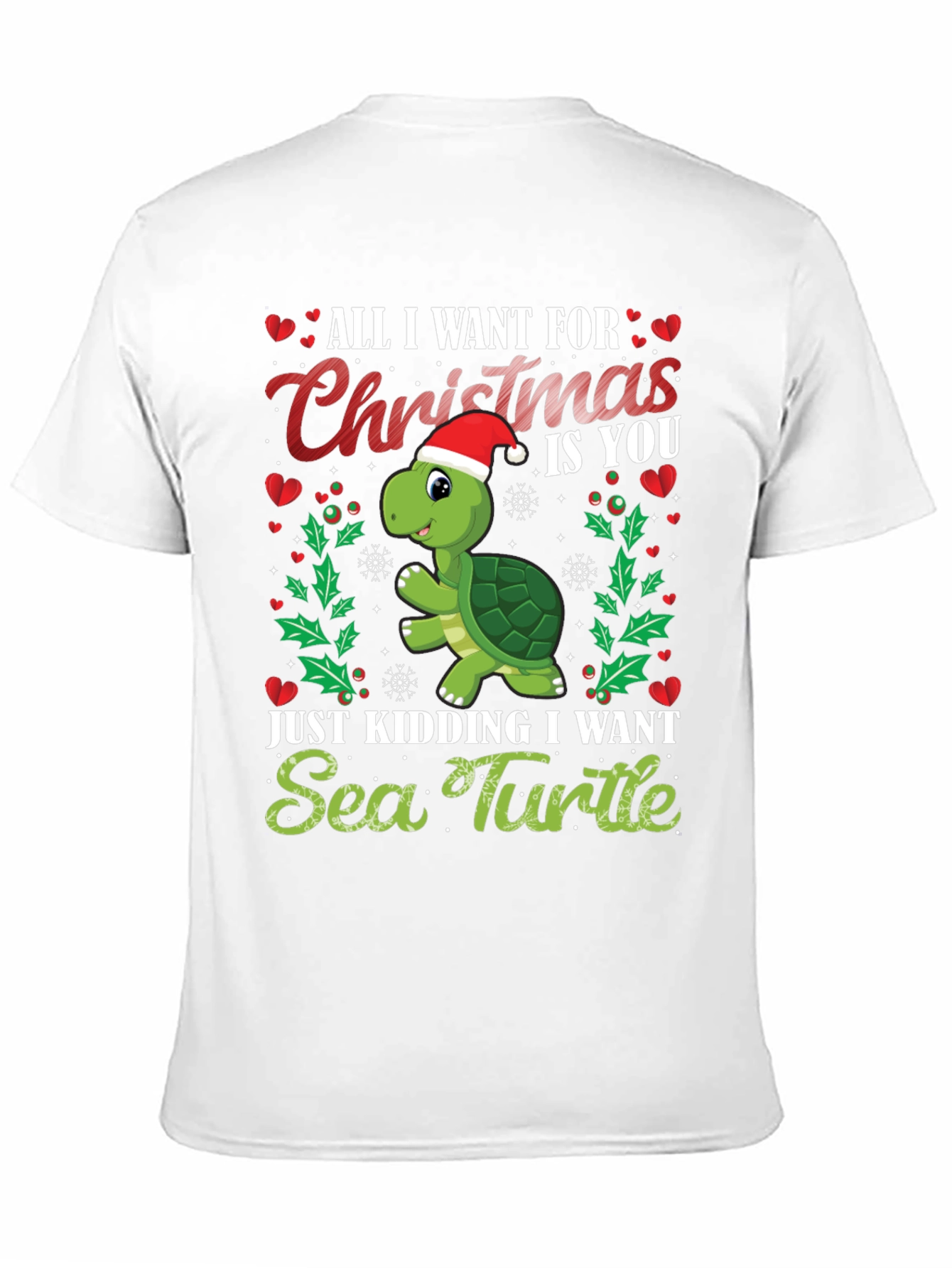 Christmas Sea Turtle T-Shirt