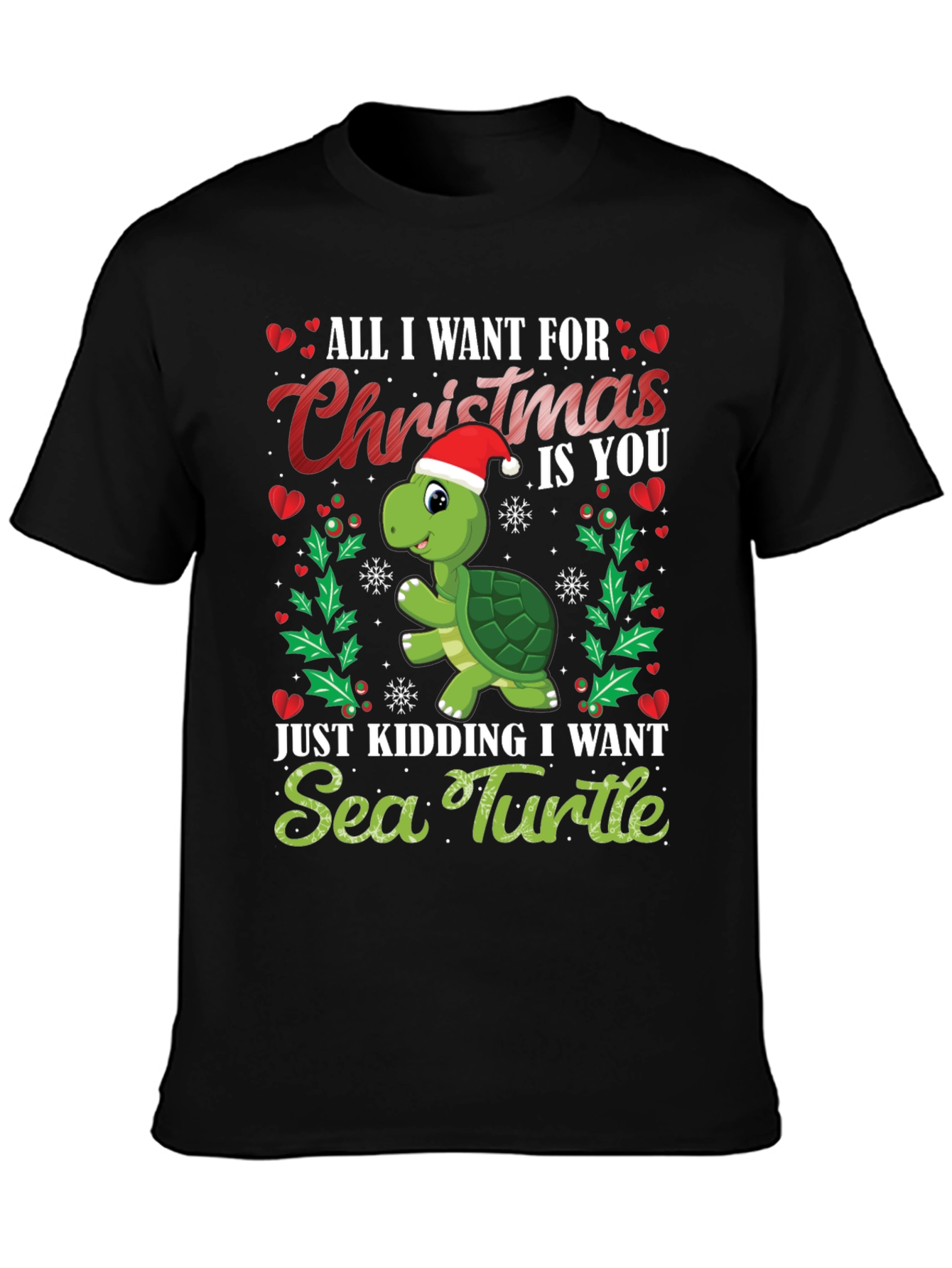 Christmas Sea Turtle T-Shirt