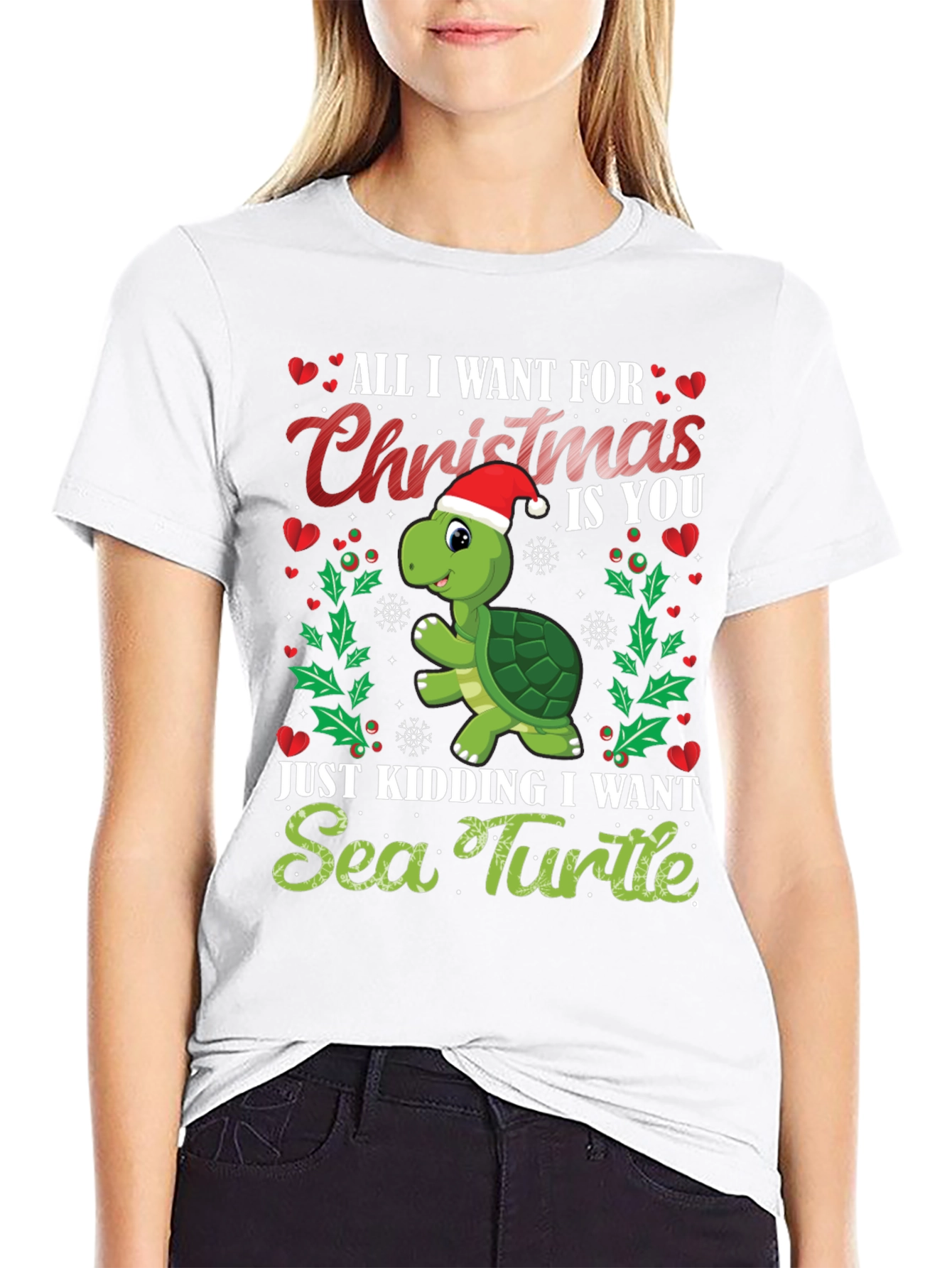 Christmas Sea Turtle T-Shirt
