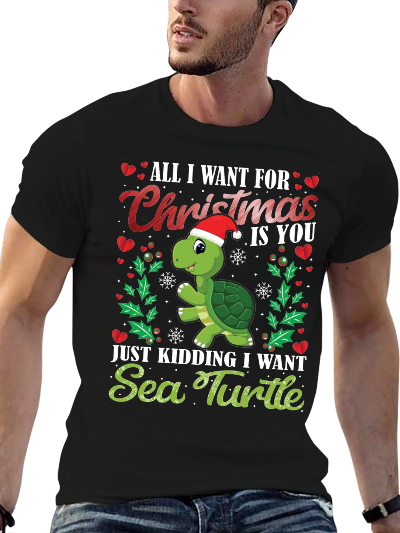 Christmas Sea Turtle T-Shirt