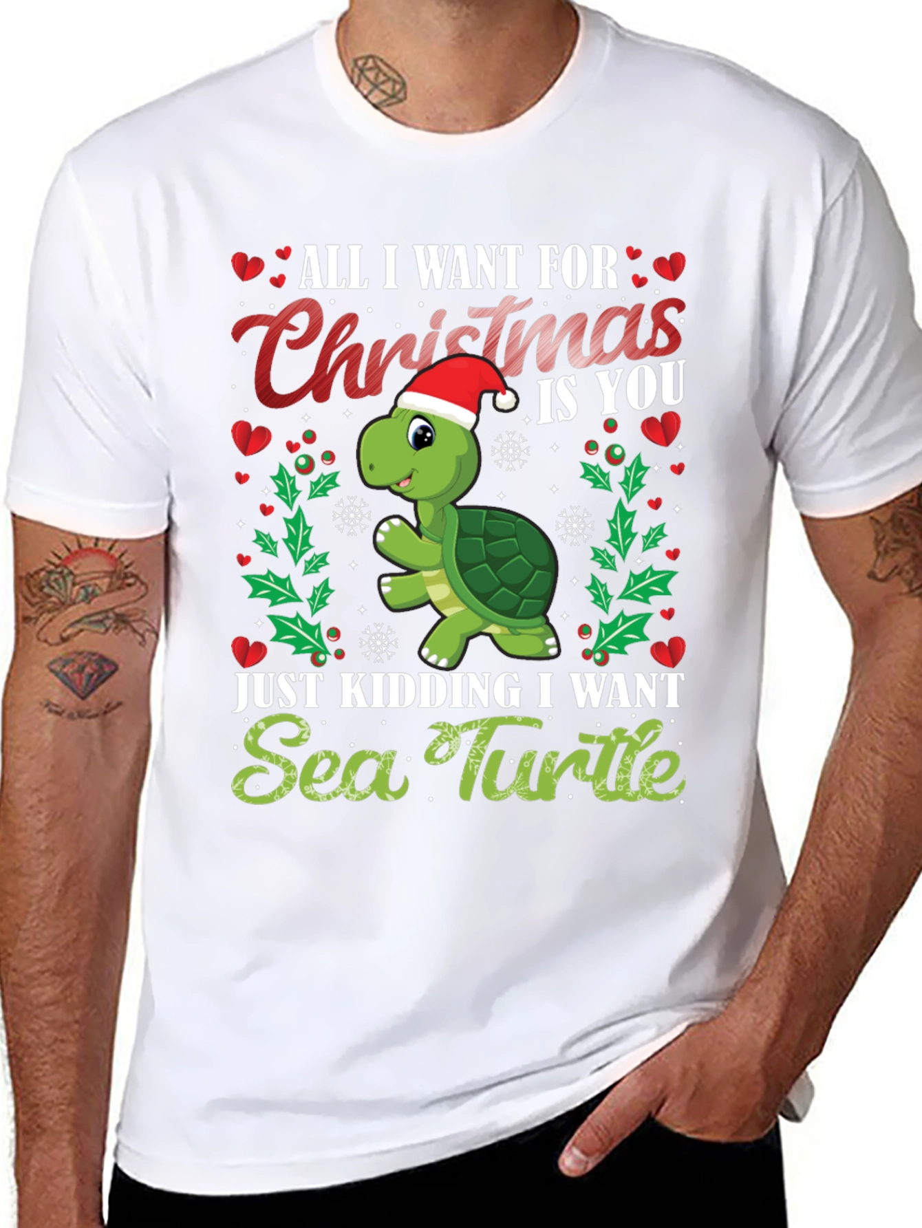 Christmas Sea Turtle T-Shirt