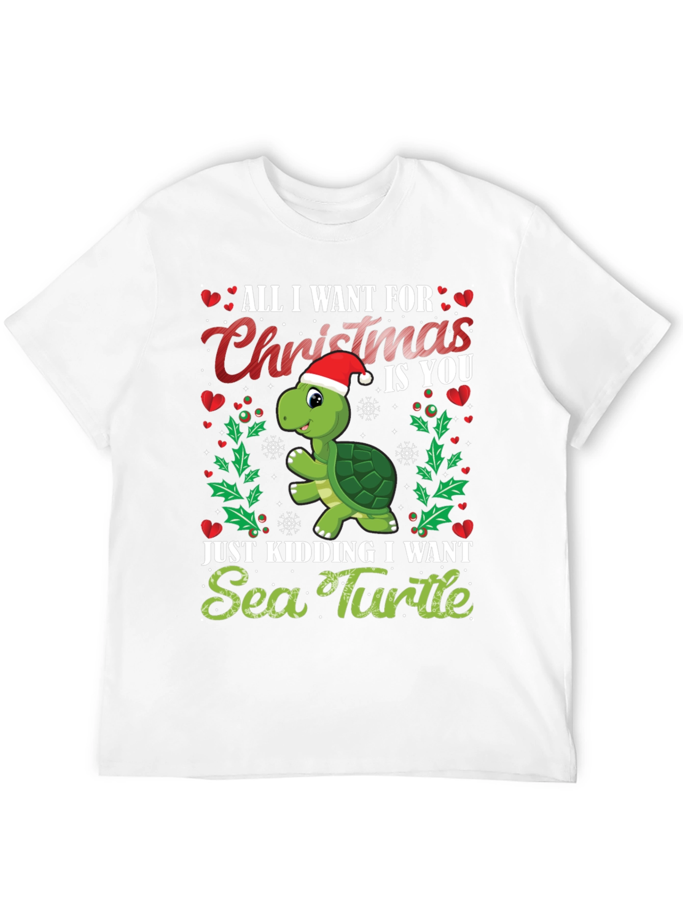 Christmas Sea Turtle T-Shirt