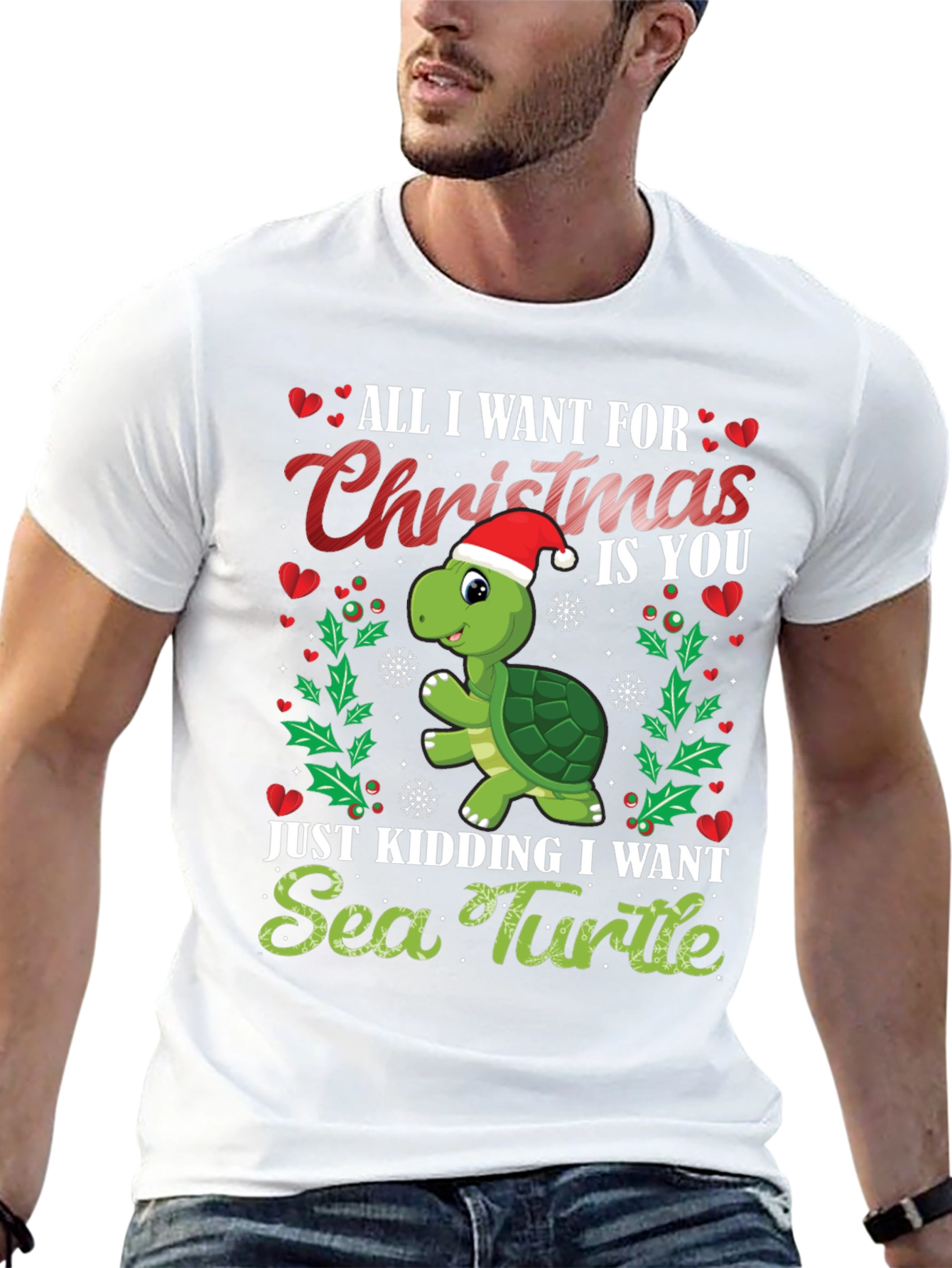 Christmas Sea Turtle T-Shirt