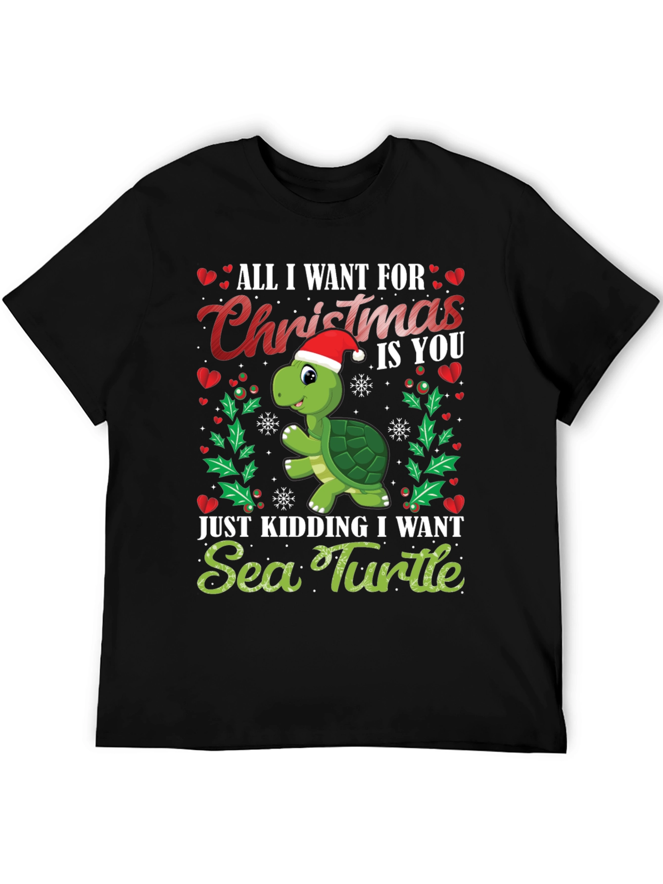 Christmas Sea Turtle T-Shirt