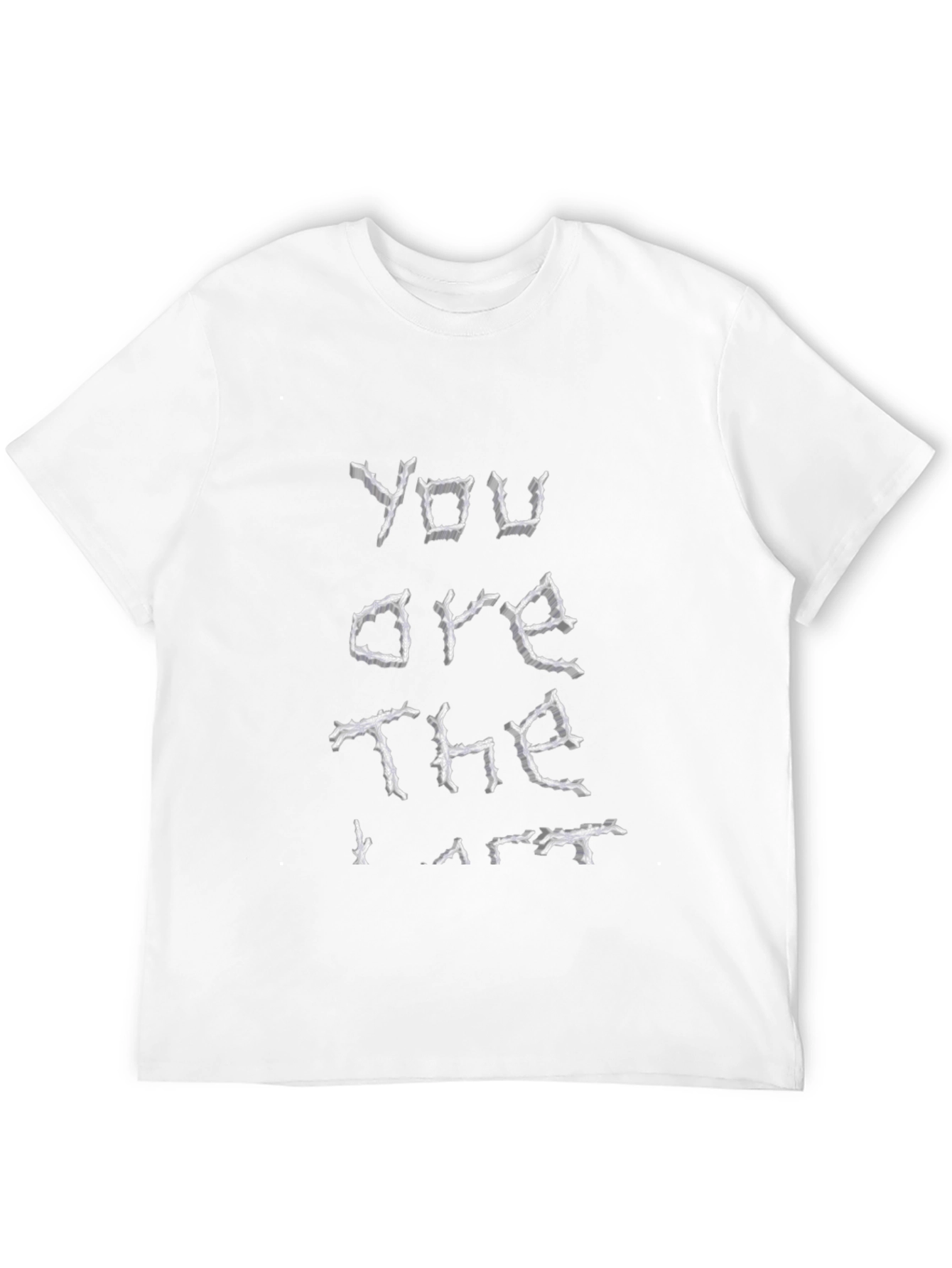 You are the Art Black Cotton Graphic Tee
