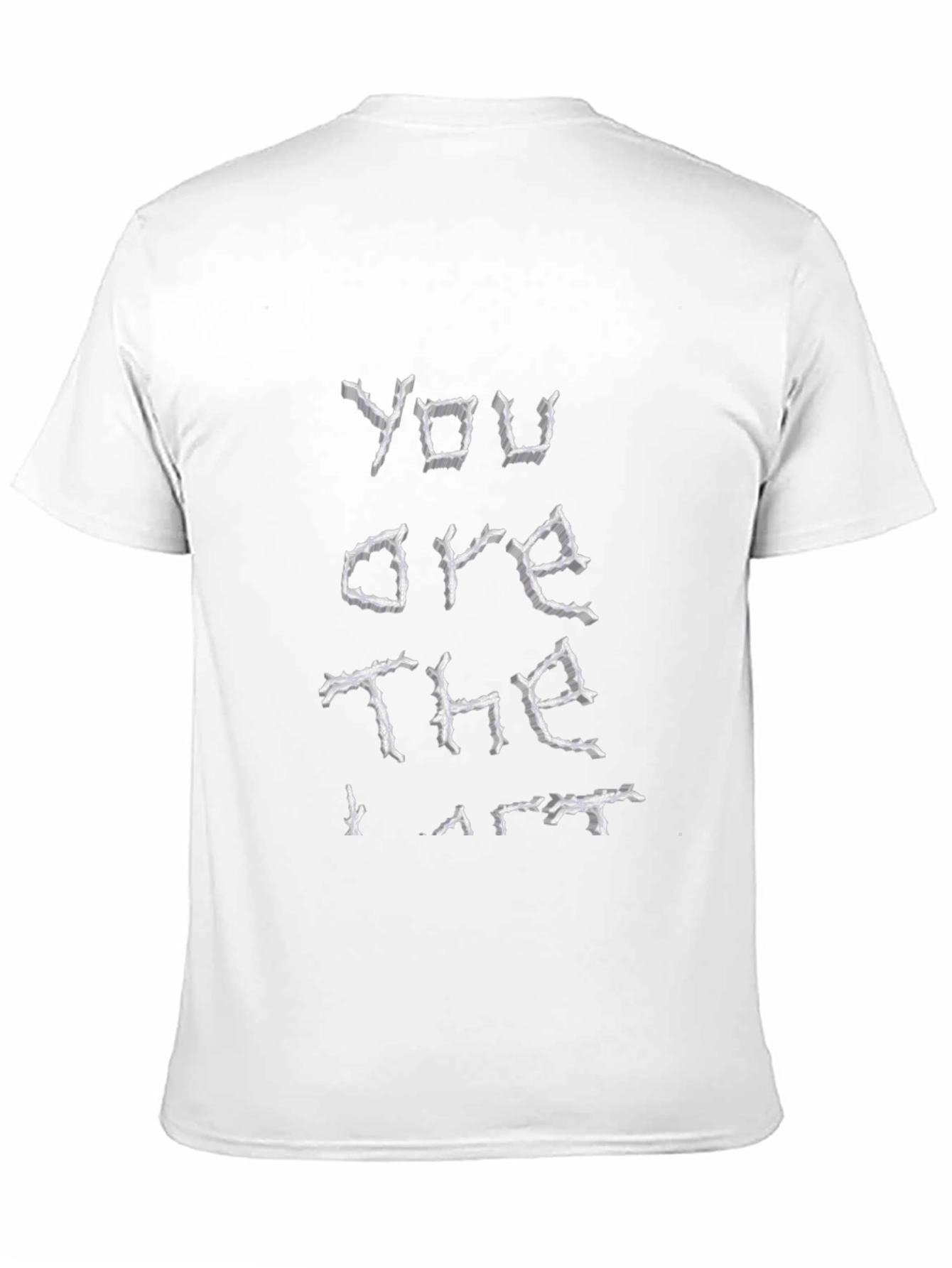 You are the Art Black Cotton Graphic Tee