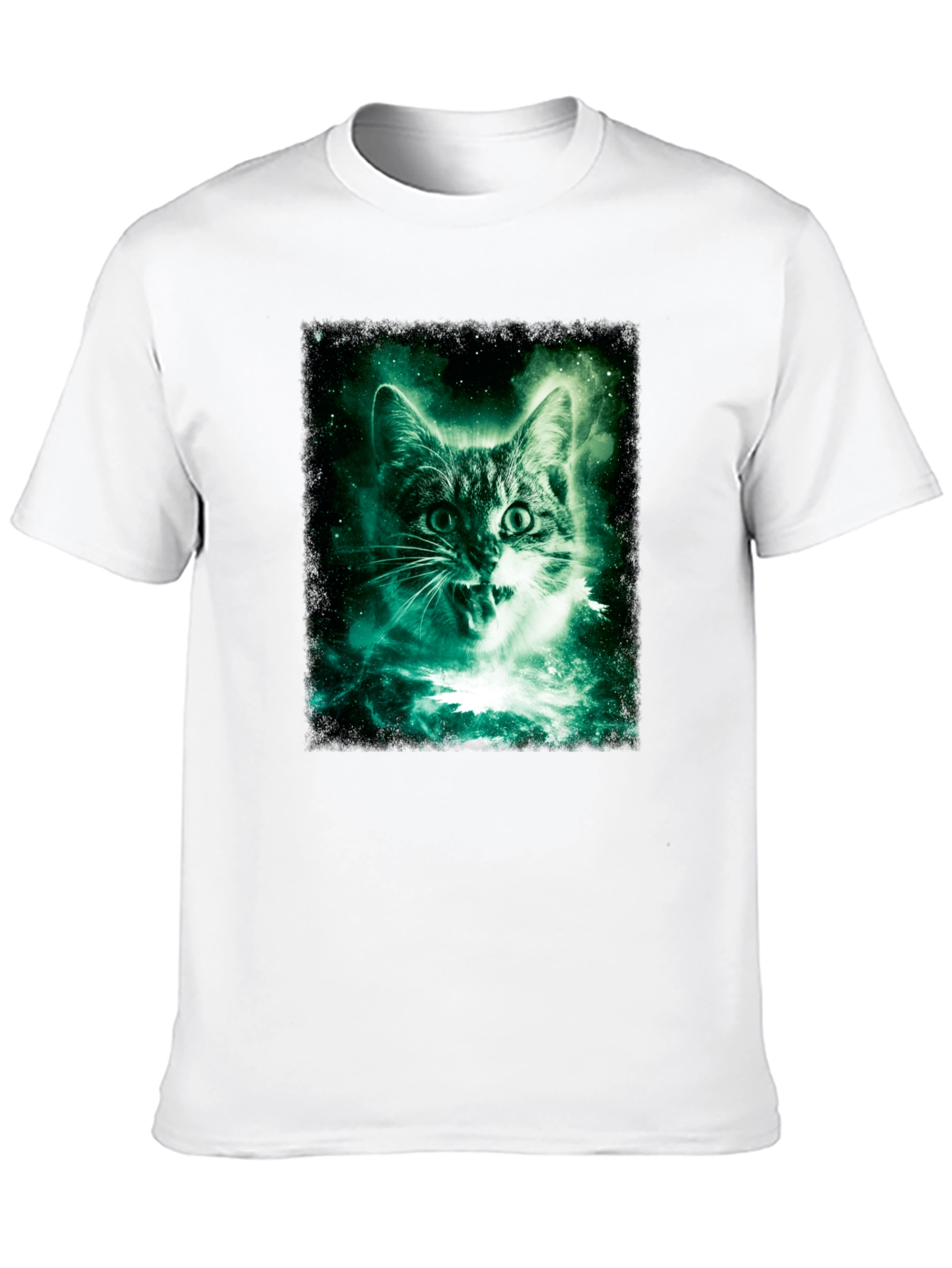 Cosmic Cat Black T-Shirt