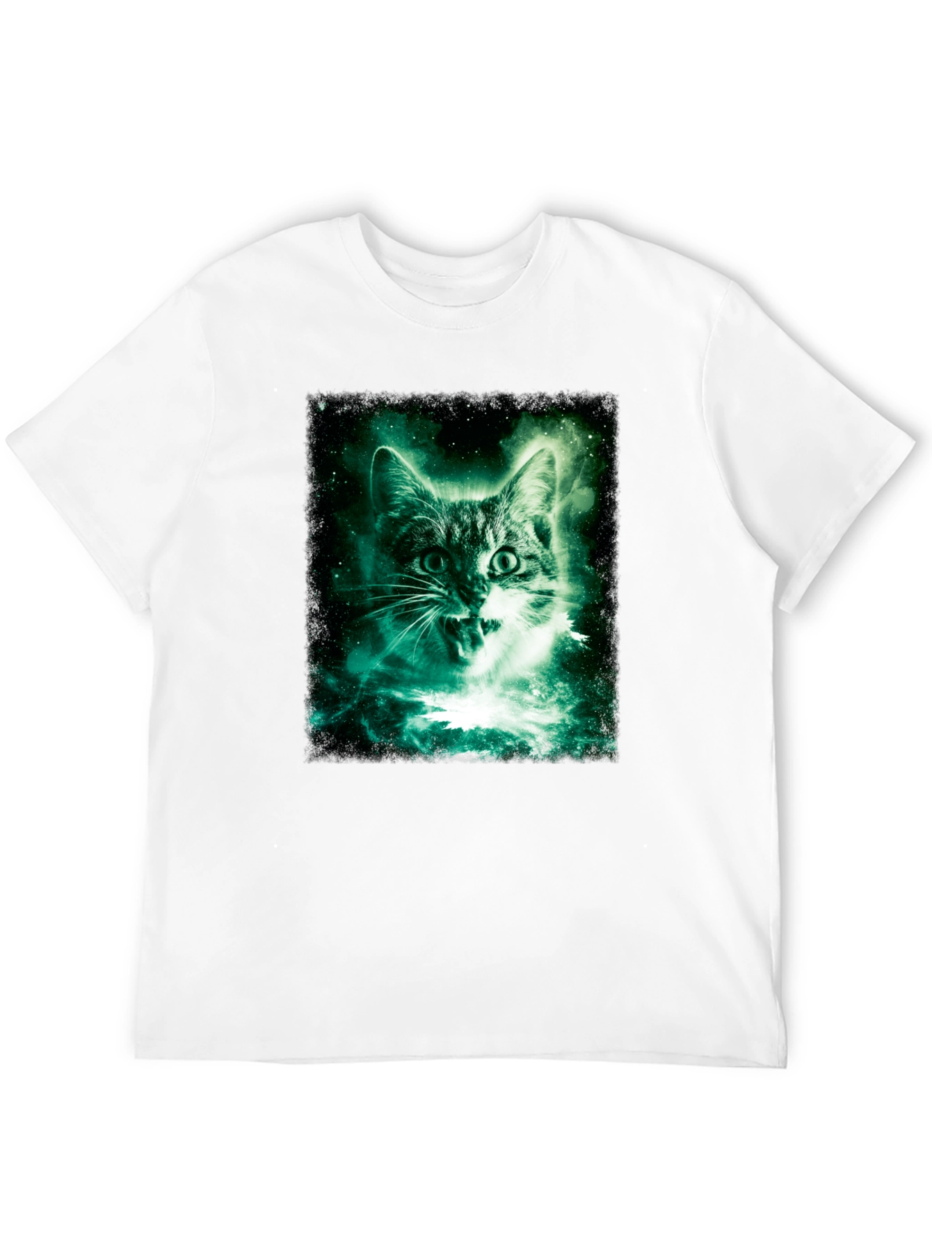 Cosmic Cat Black T-Shirt