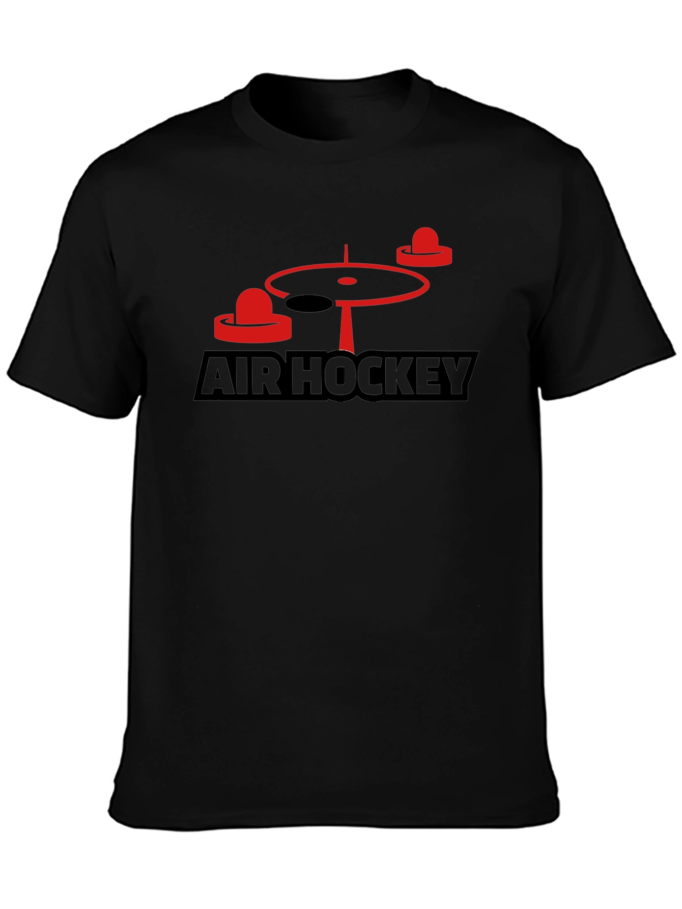 Air Hockey Graphic Tee - Black