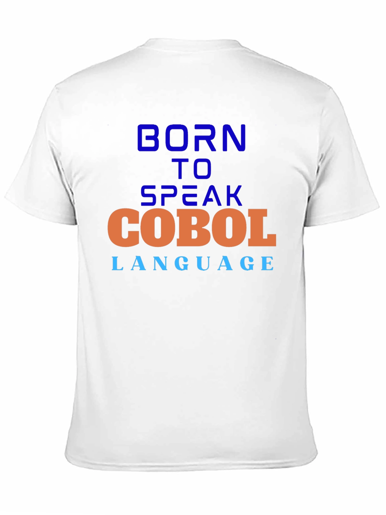 Born to Speak COBOL Black Graphic Tee