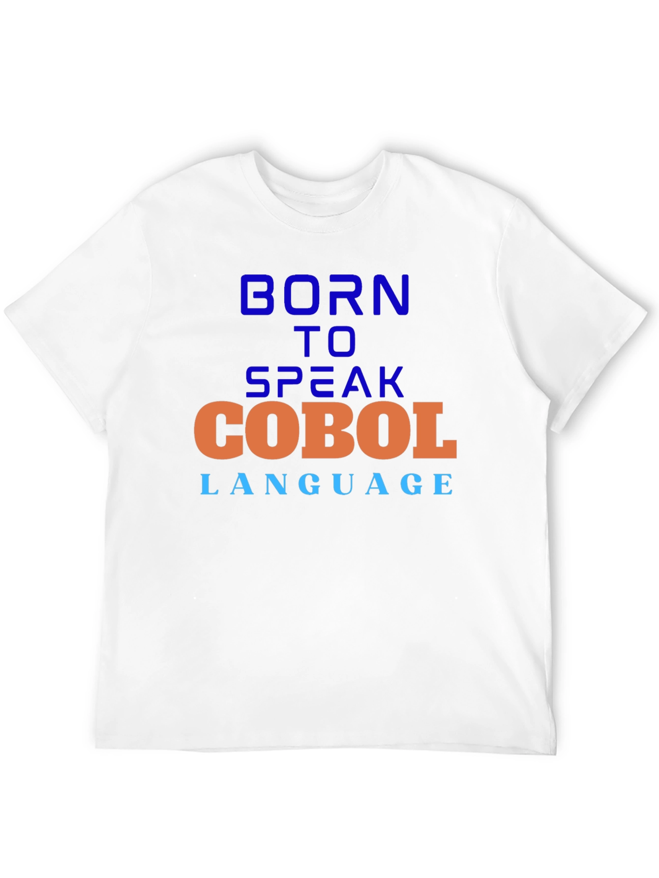 Born to Speak COBOL Black Graphic Tee