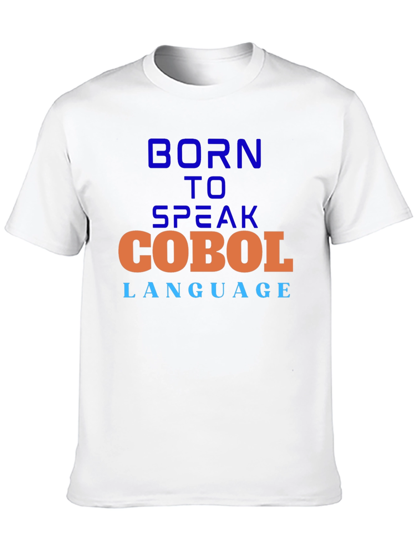 Born to Speak COBOL Black Graphic Tee