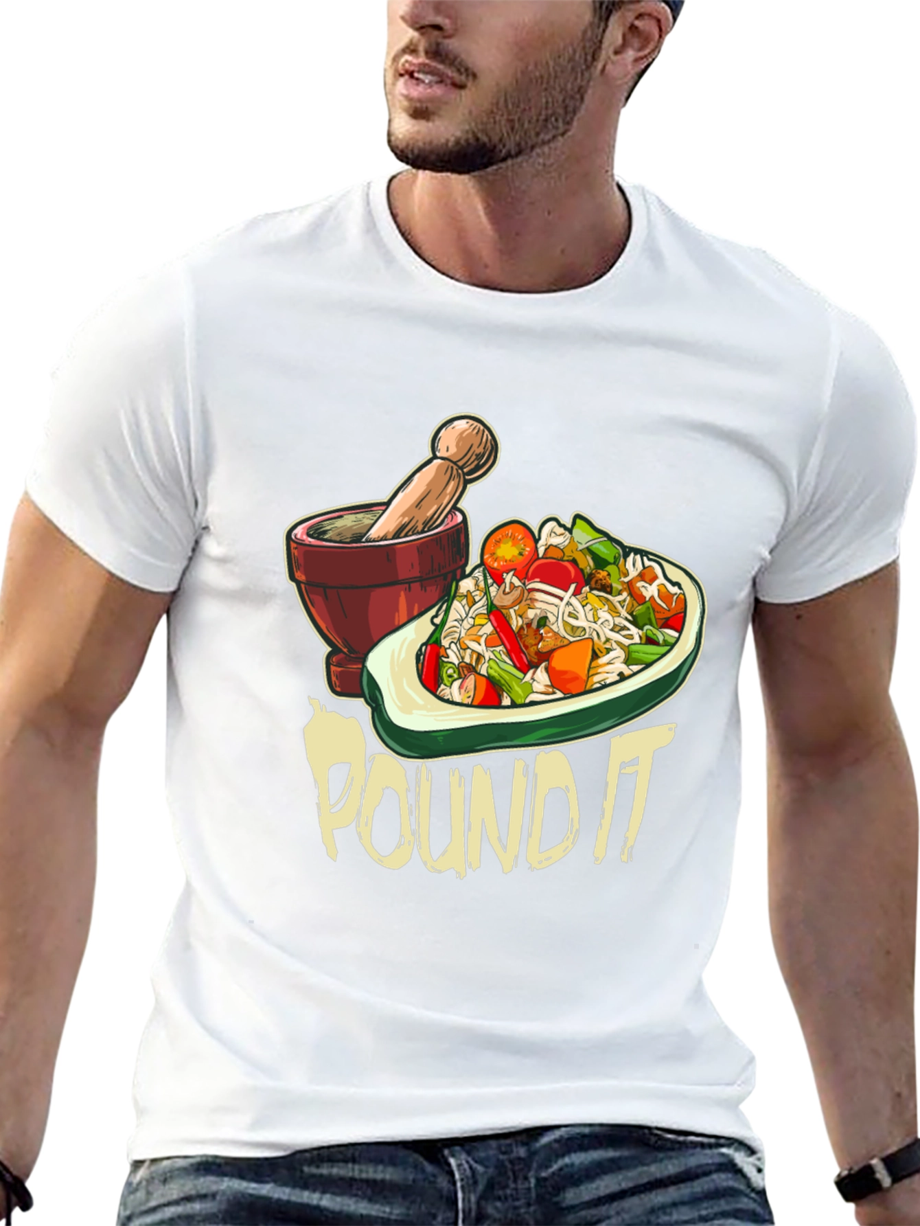 Pound It Graphic Tee - Foodie T-Shirt