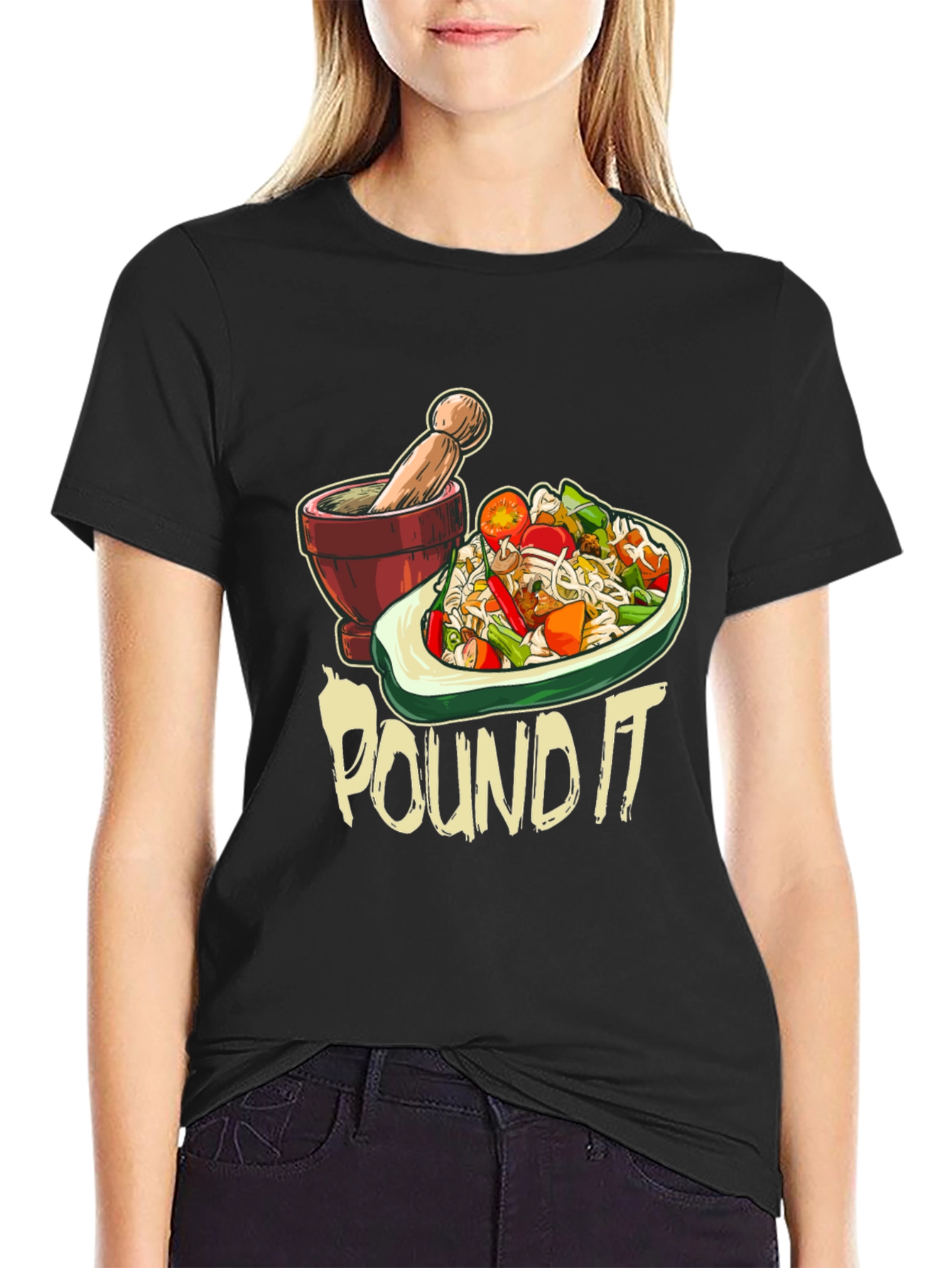 Pound It Graphic Tee - Foodie T-Shirt