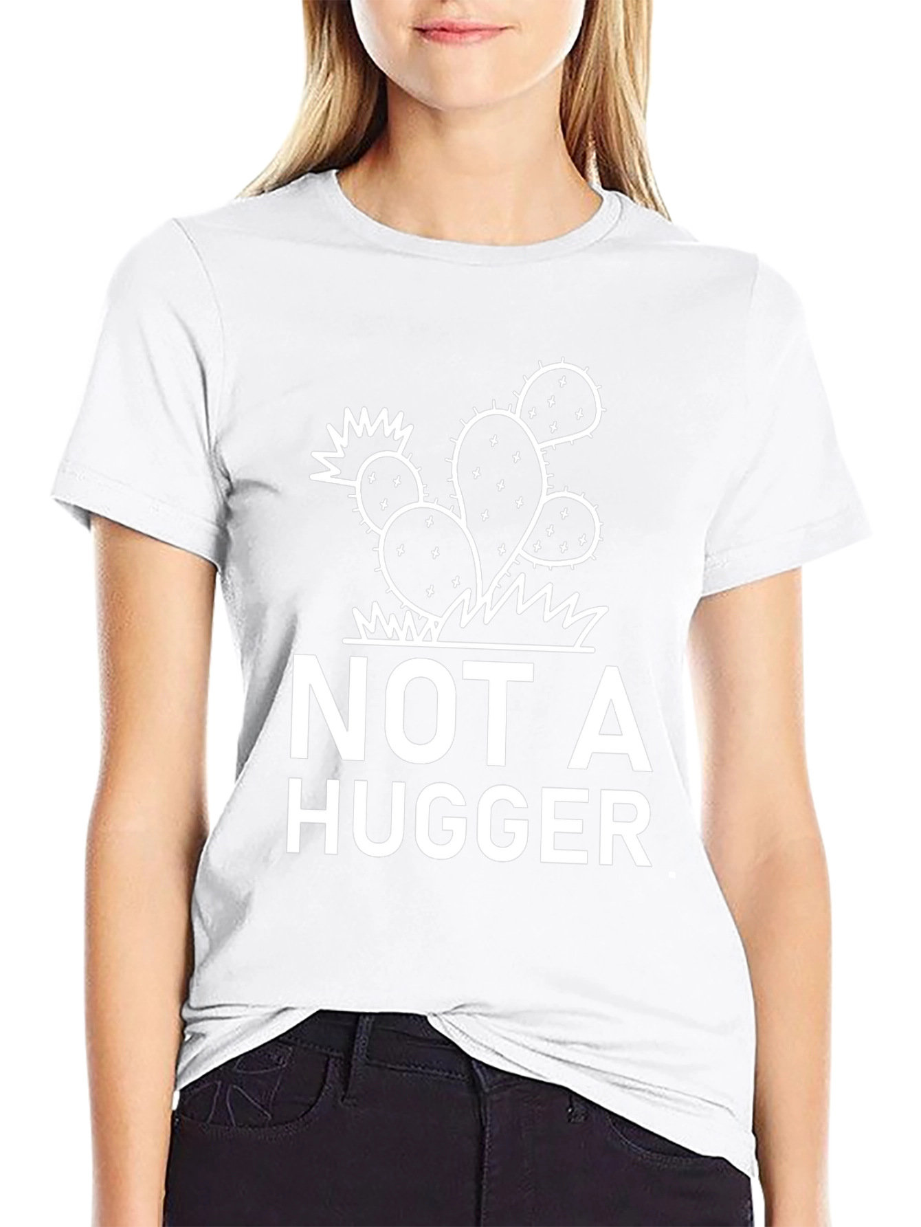 Not a Hugger T-Shirt - Cactus Graphic Tee