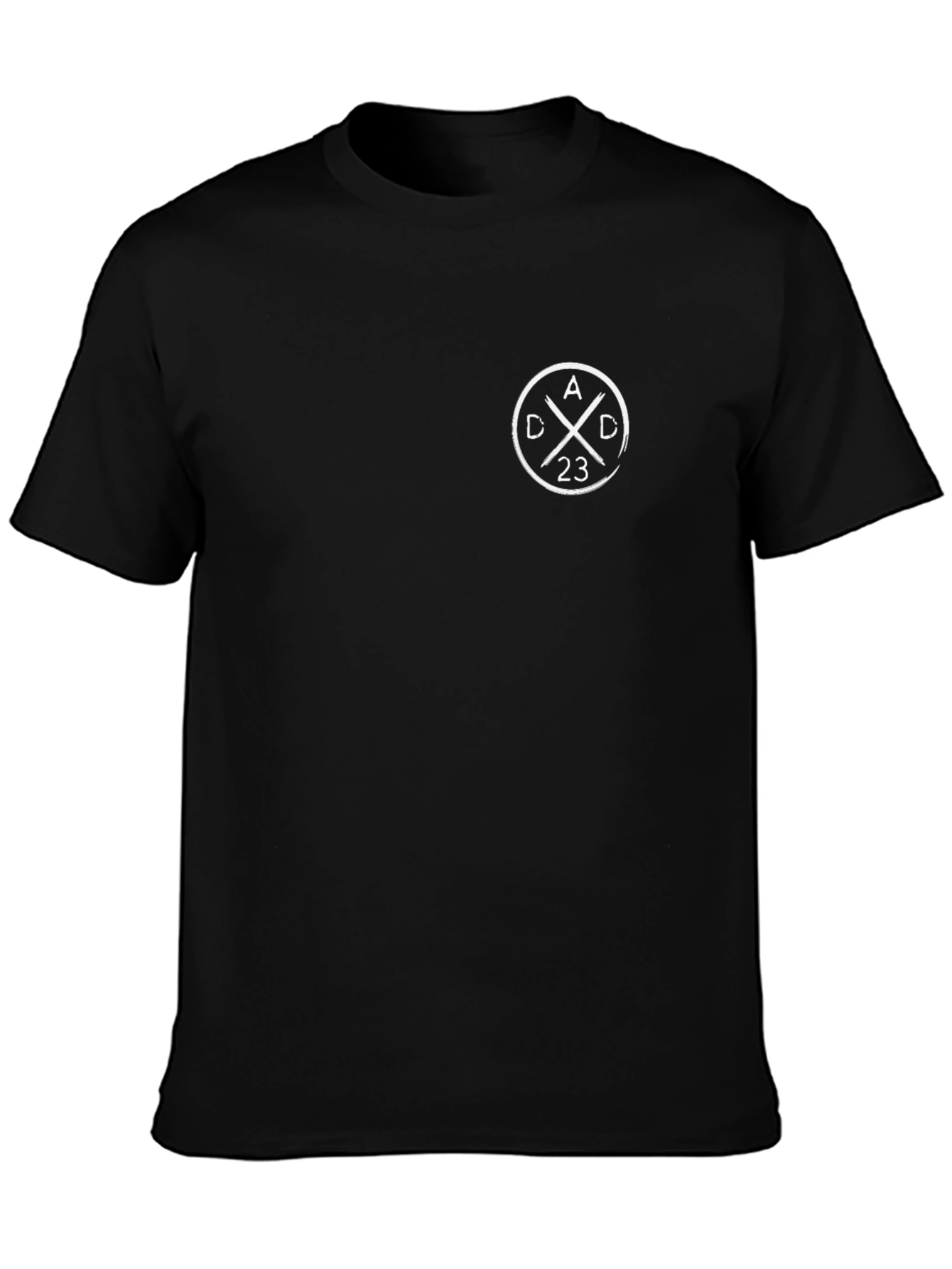 Mens Black Graphic Tee - ADC 23 Circle Logo