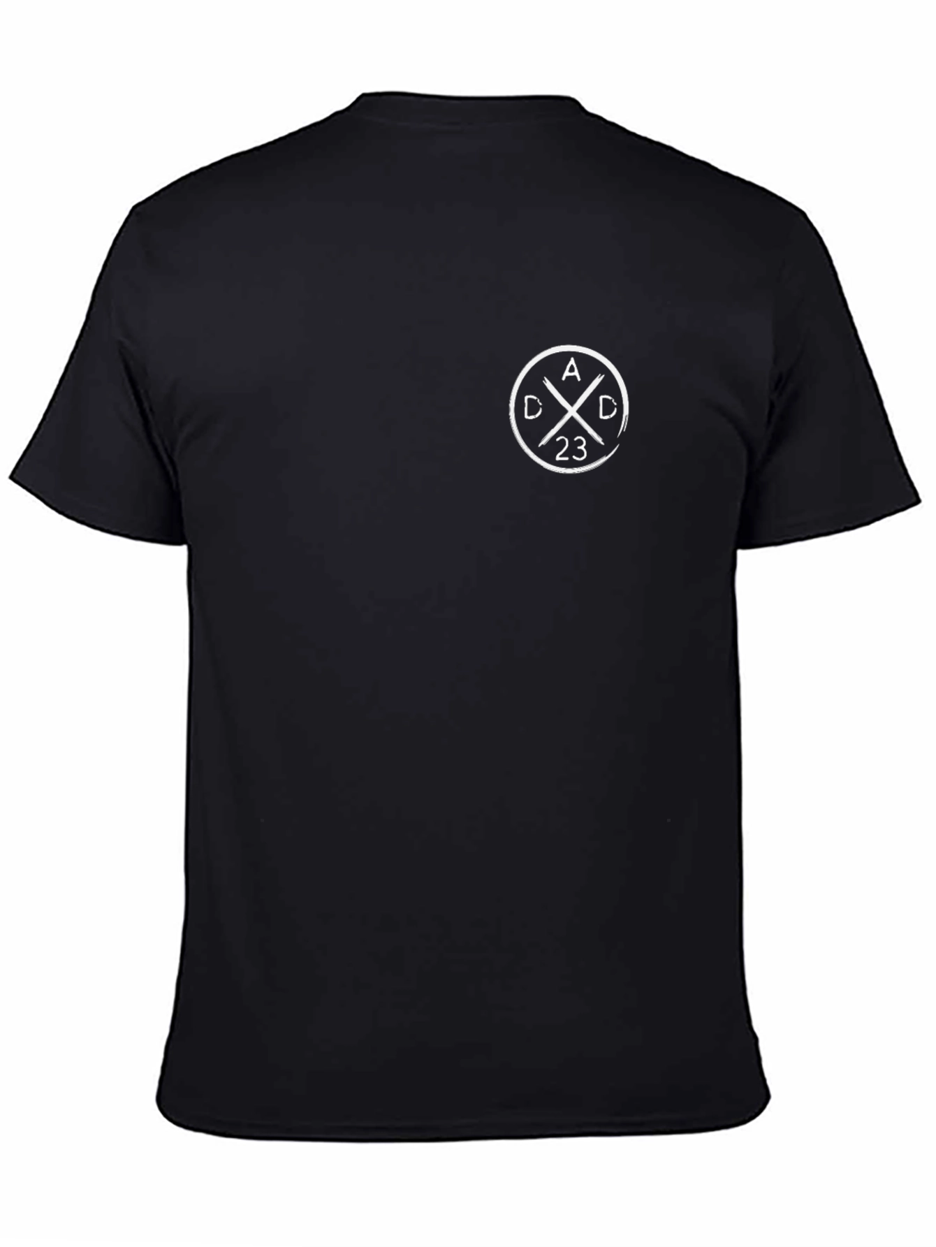 Mens Black Graphic Tee - ADC 23 Circle Logo
