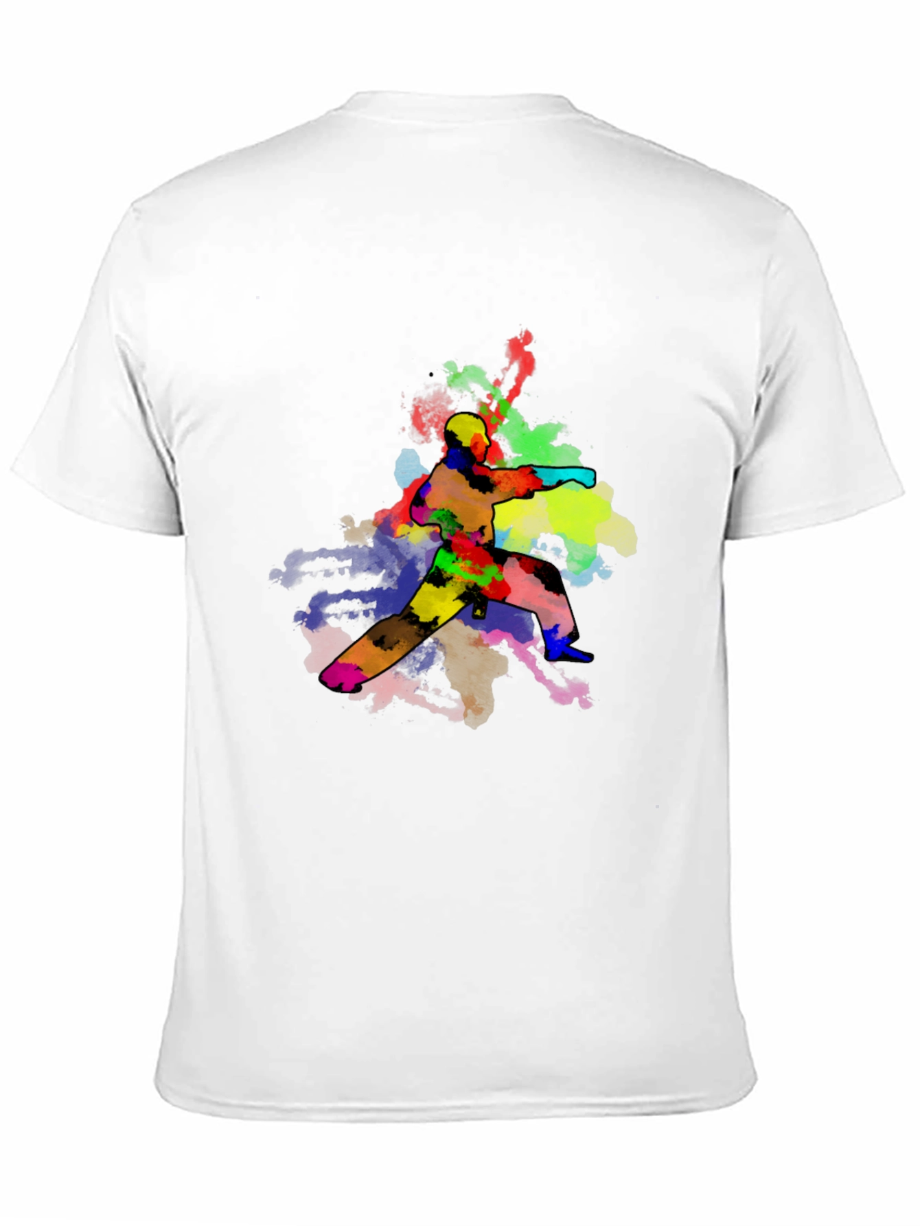 Colorful Karate Graphic T-Shirt