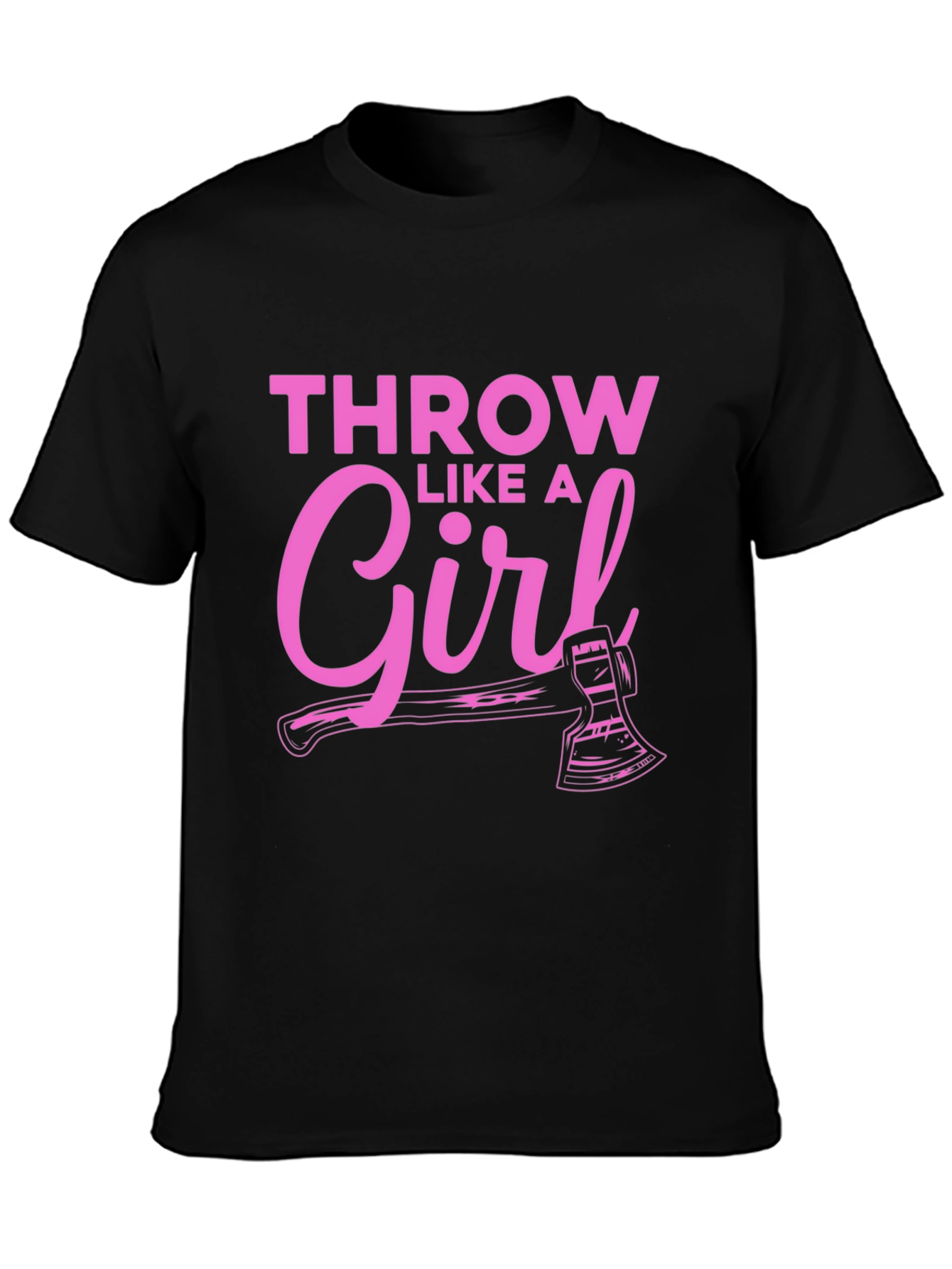 Throw Like a Girl Axe T-Shirt