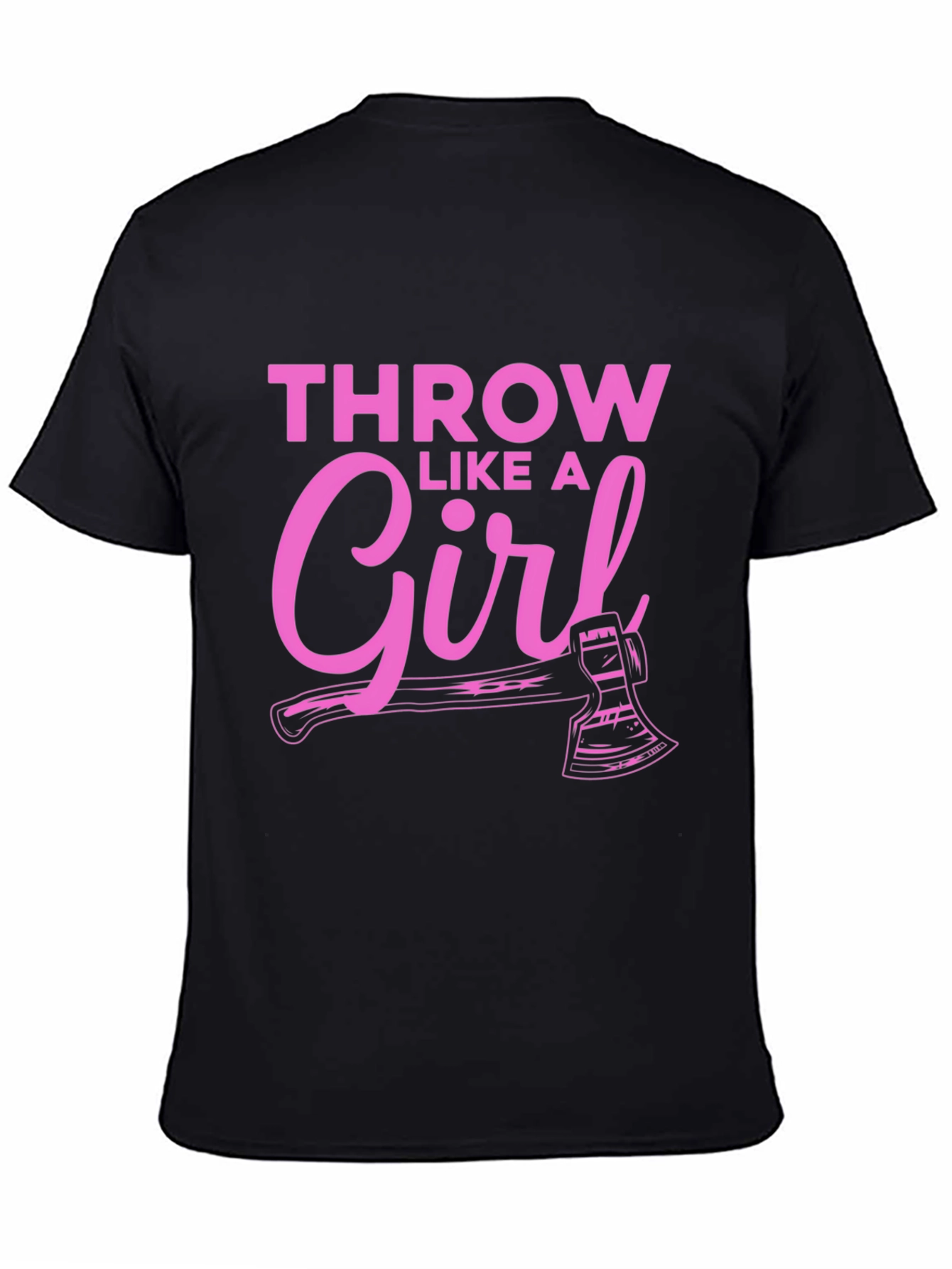 Throw Like a Girl Axe T-Shirt